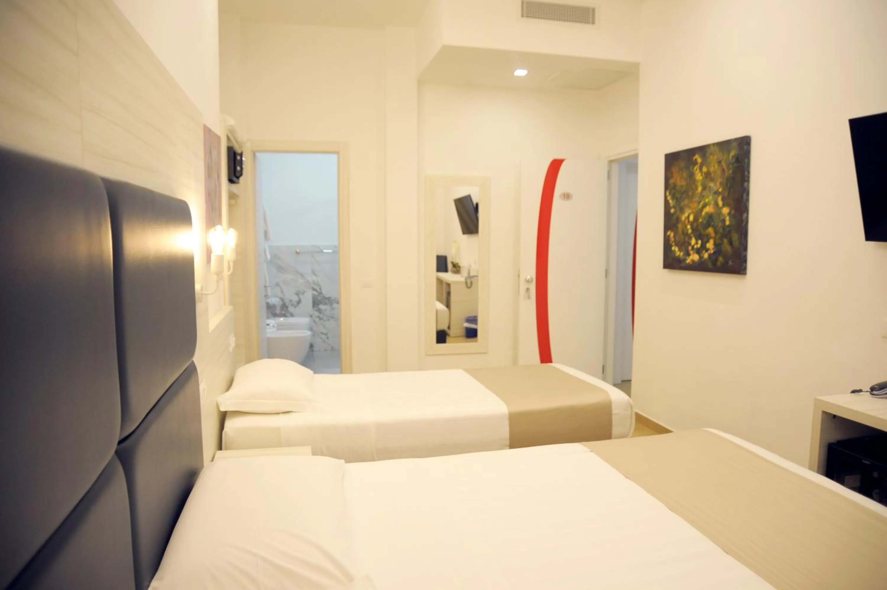 Bed in Hotel Fioralba