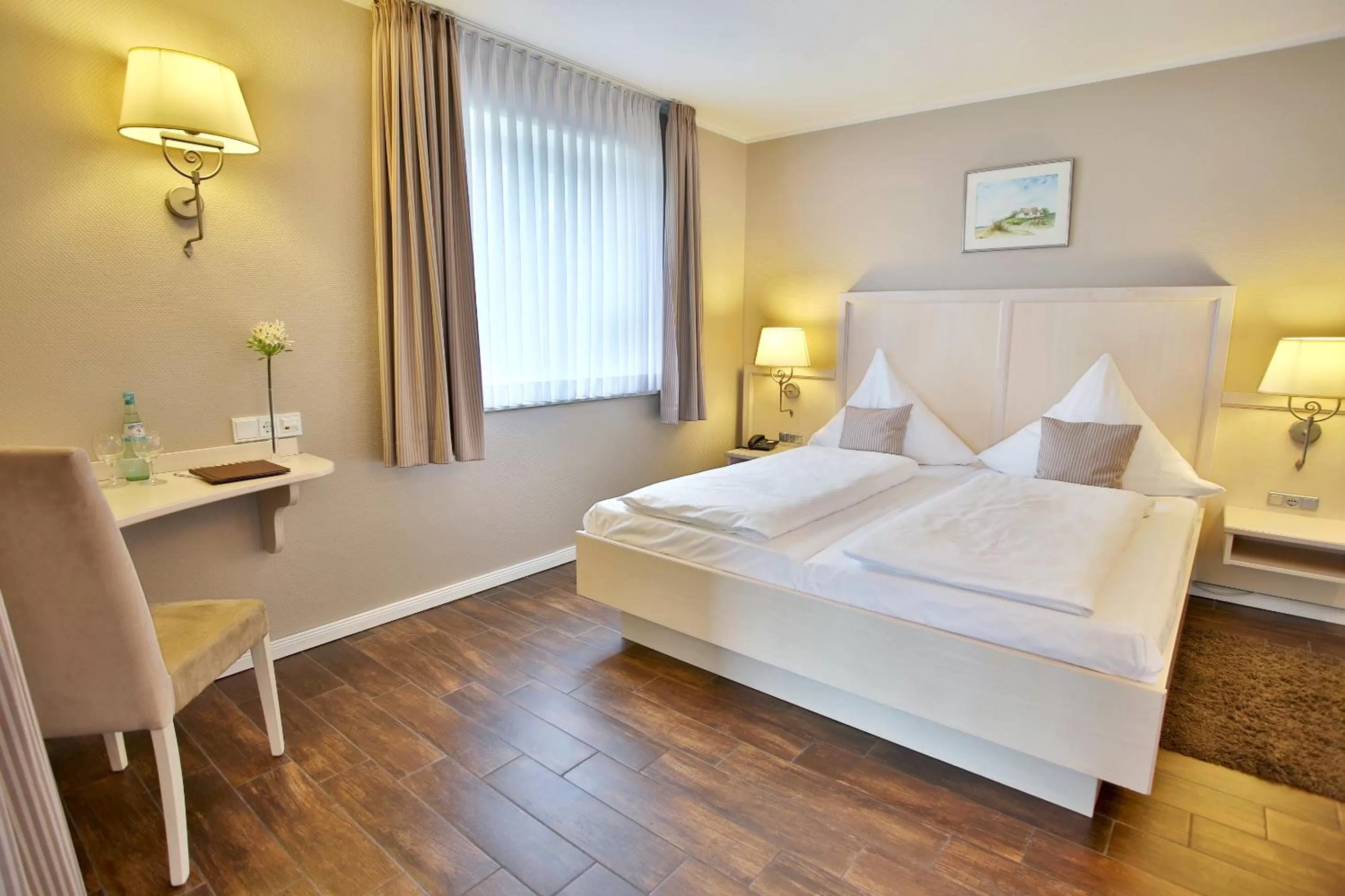 Photo of the whole room, Bed in Anker's Hörn