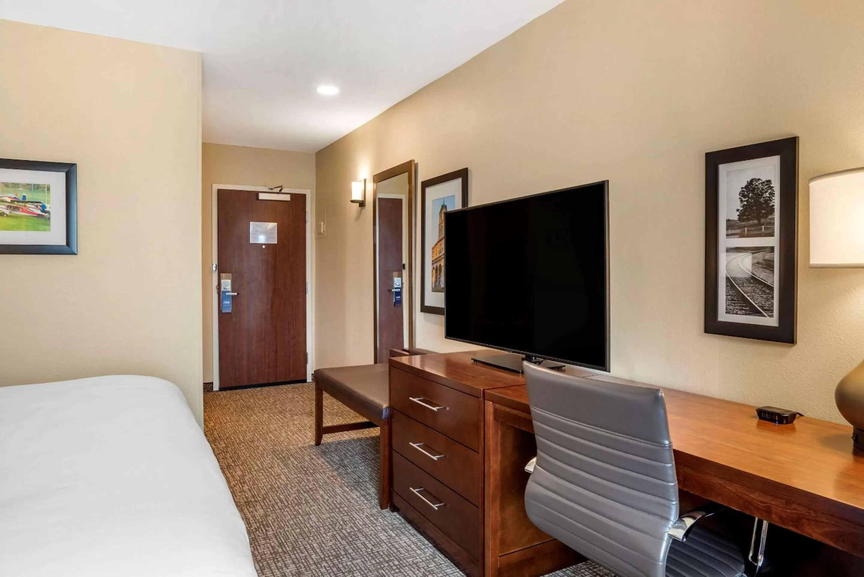 TV and multimedia, Bed in Comfort Inn & Suites Harrisonburg
