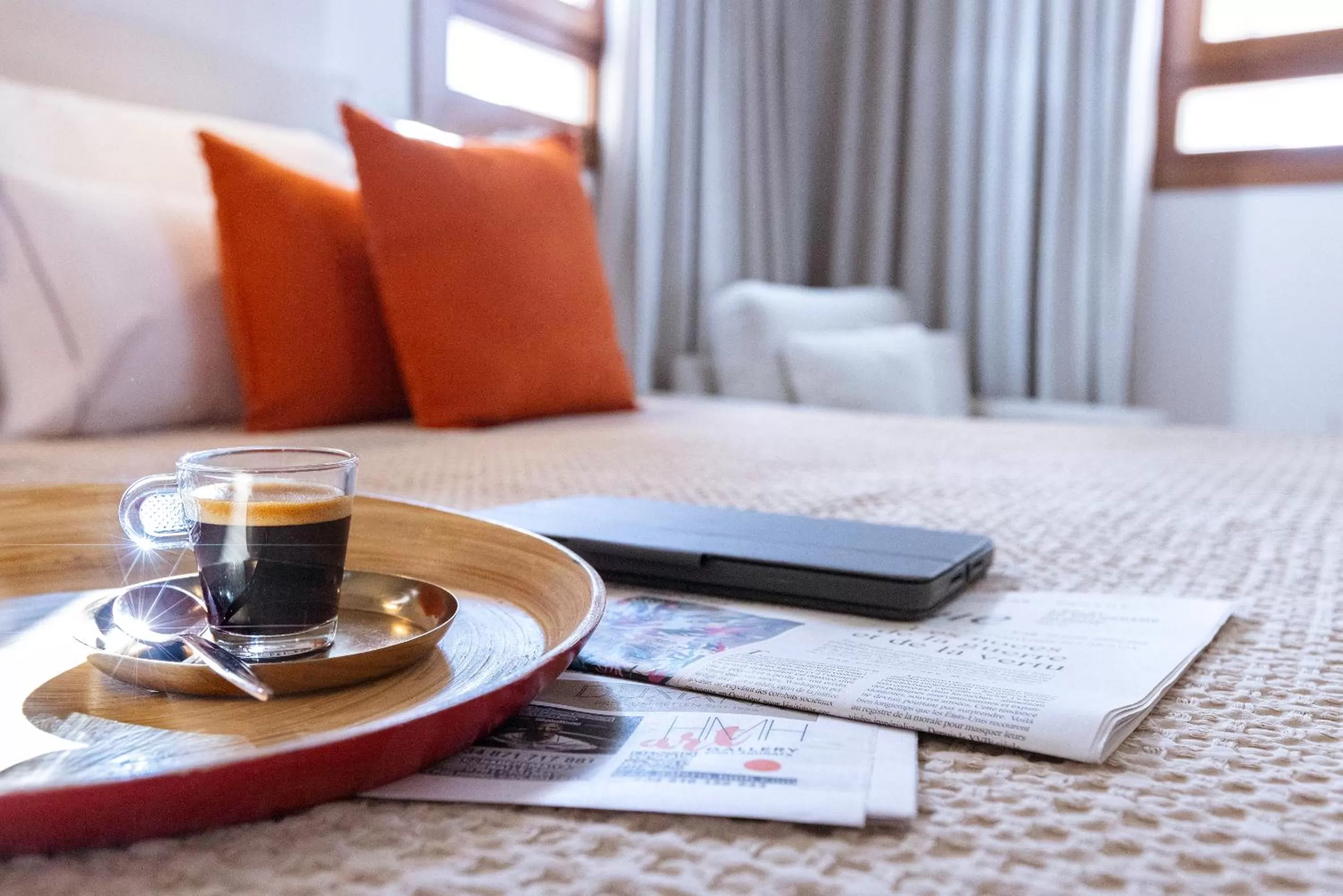 Bed in Samaritana Suites