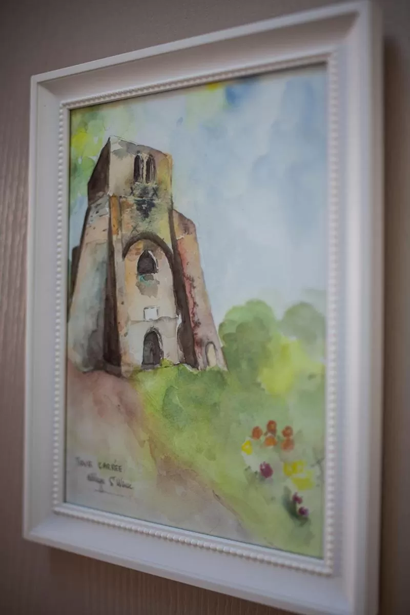 Decorative detail in Bienvenue Chez Nous