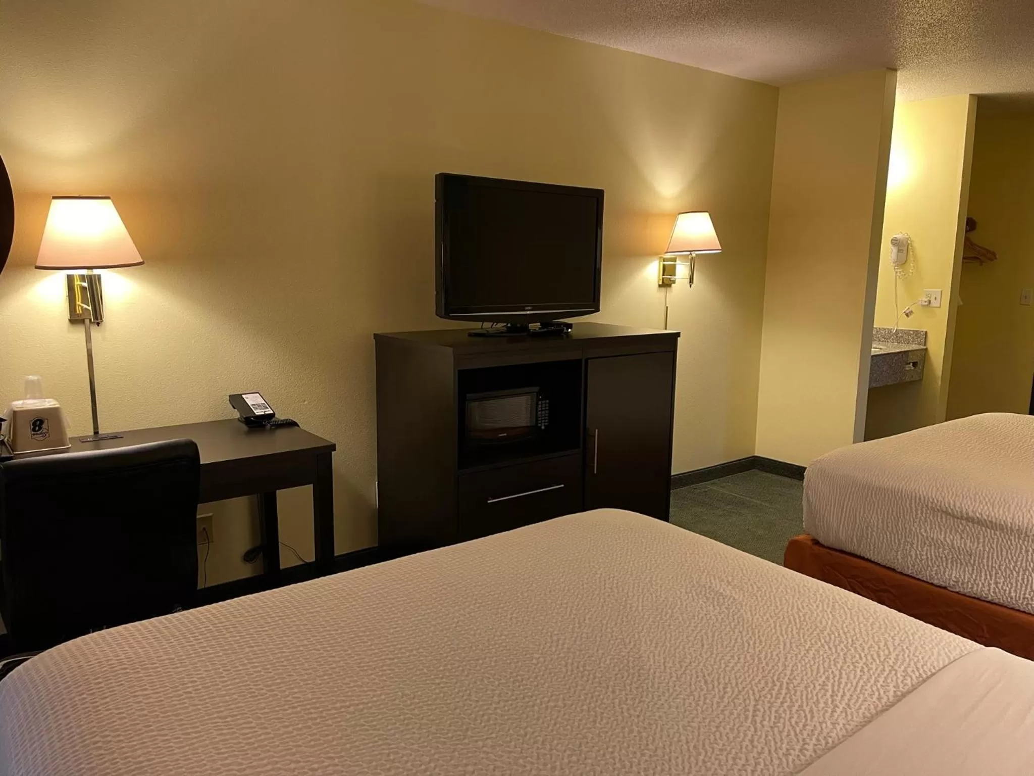 Bed in Super 8 by Wyndham Colby