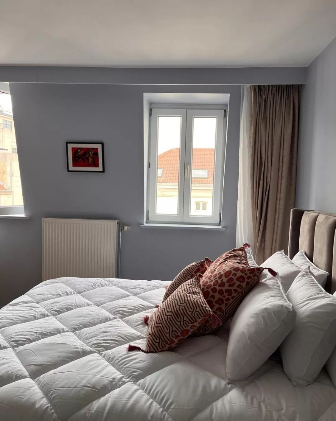 Bed in Hôtel La Pièce