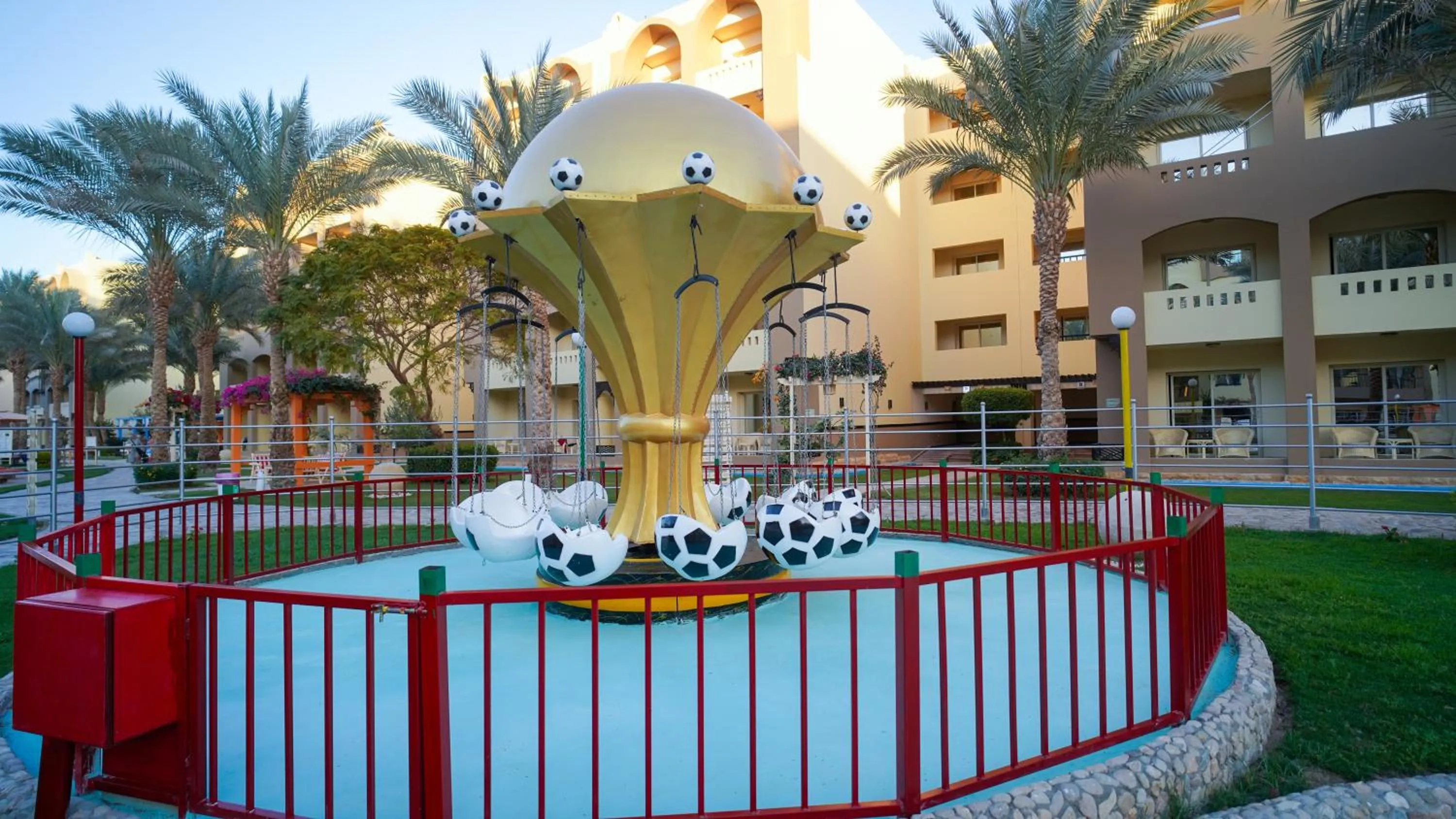 Children play ground in El Karma Beach Resort & Aqua Park - Hurghada