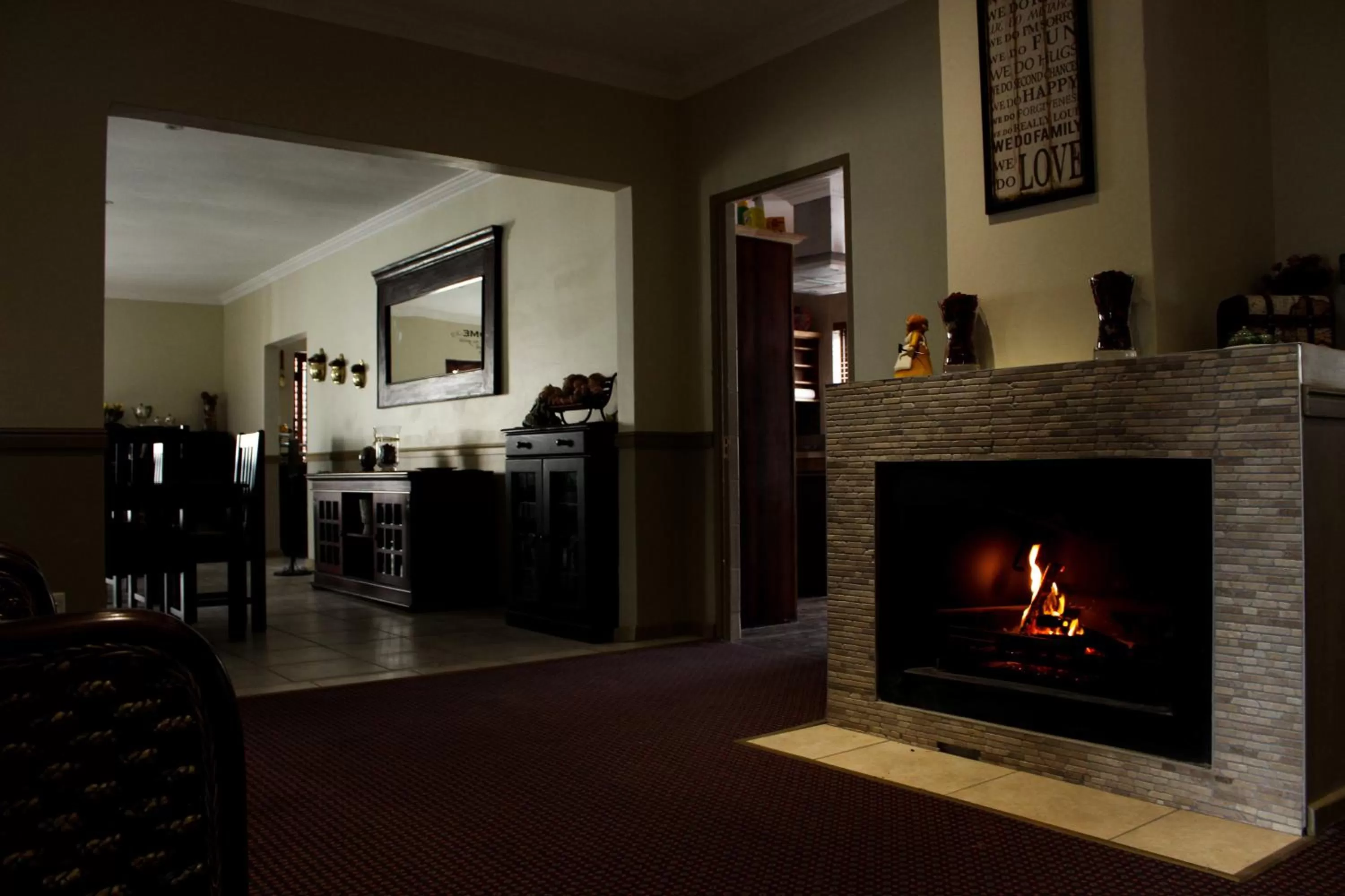 Living room in Victoria Heights B&B