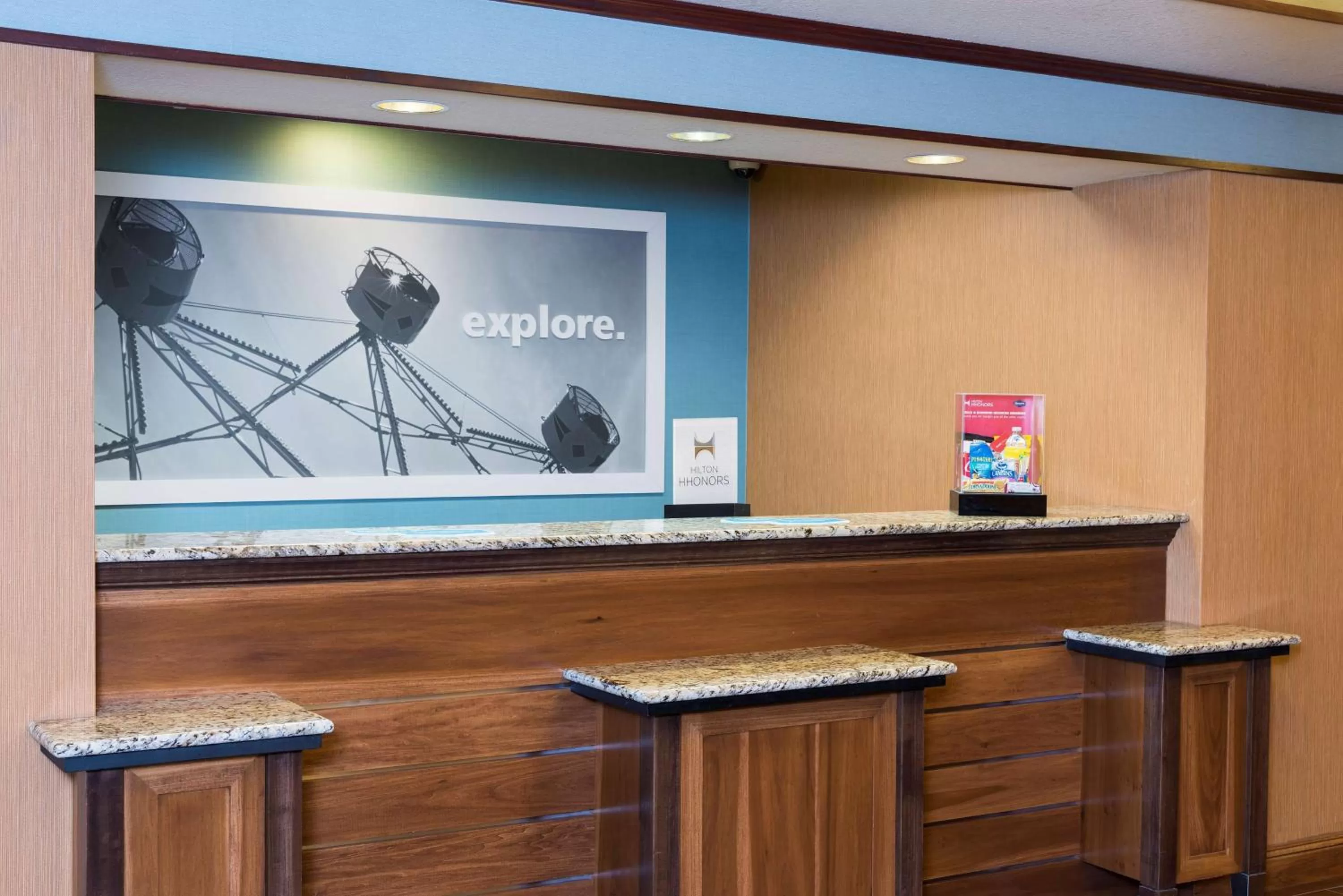 Lobby or reception in Hampton Inn Midland
