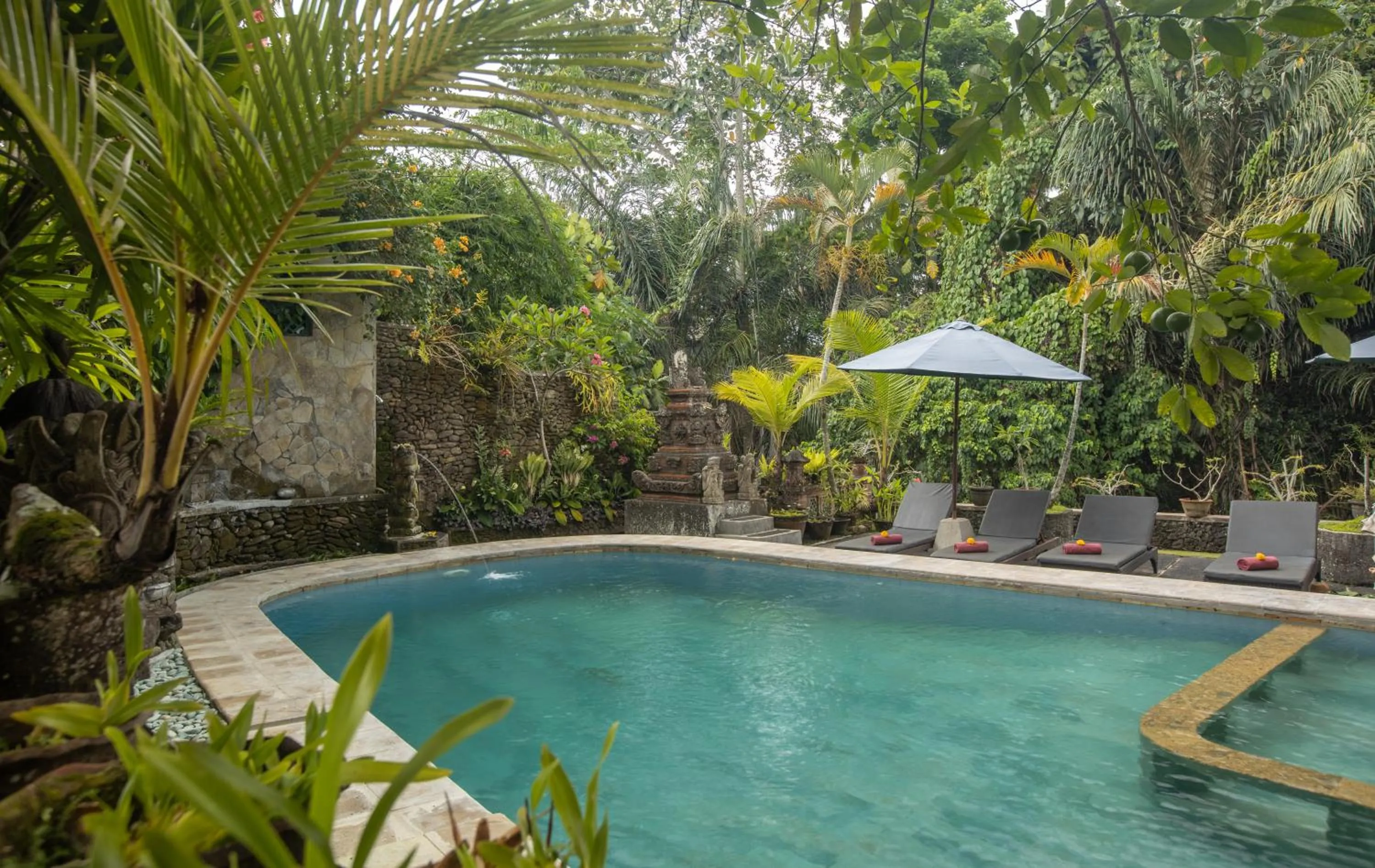 Pool view in Ketut's Place Bed & Breakfast Ubud