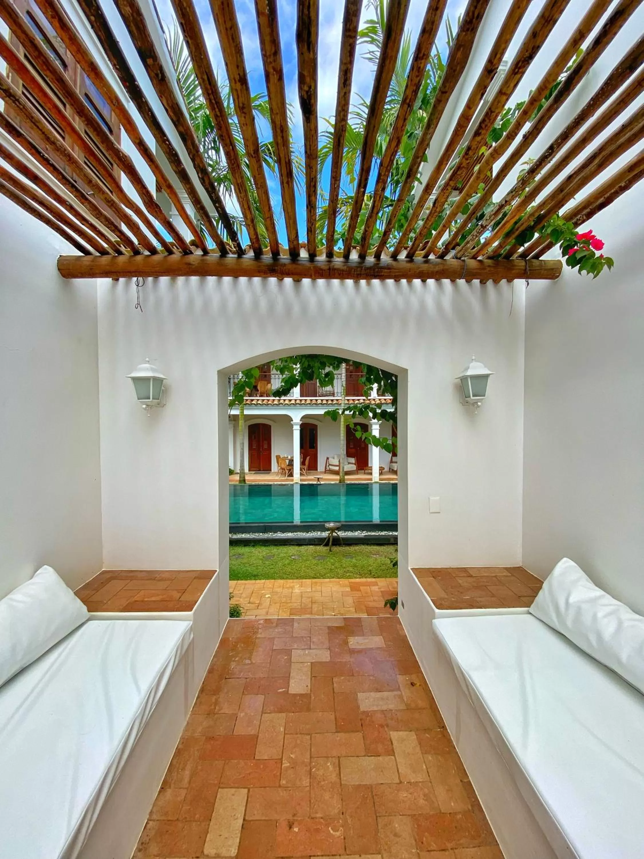 Pool view in Villa Canziani & Donato