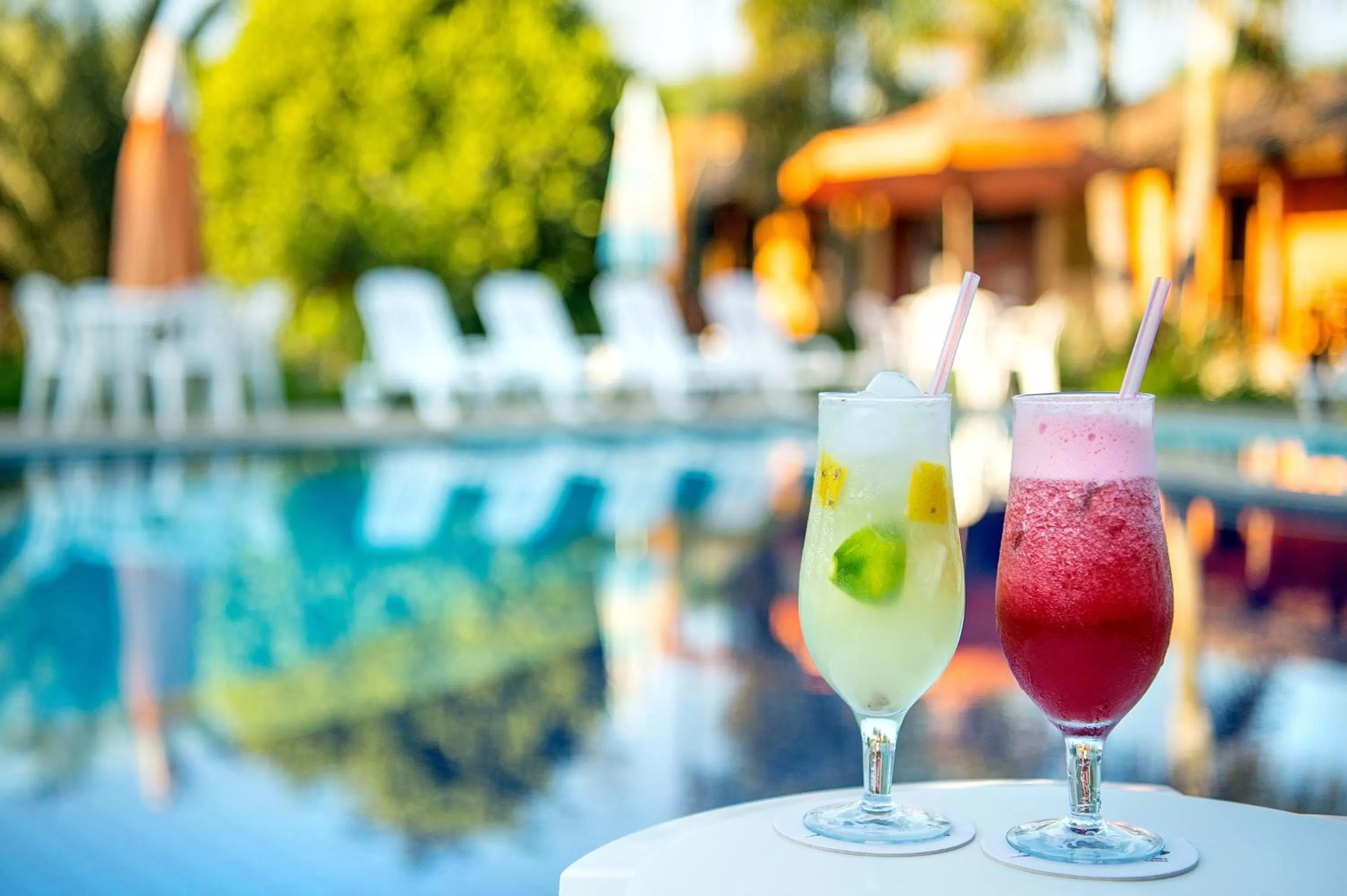 Pool view in Pousada Paiol