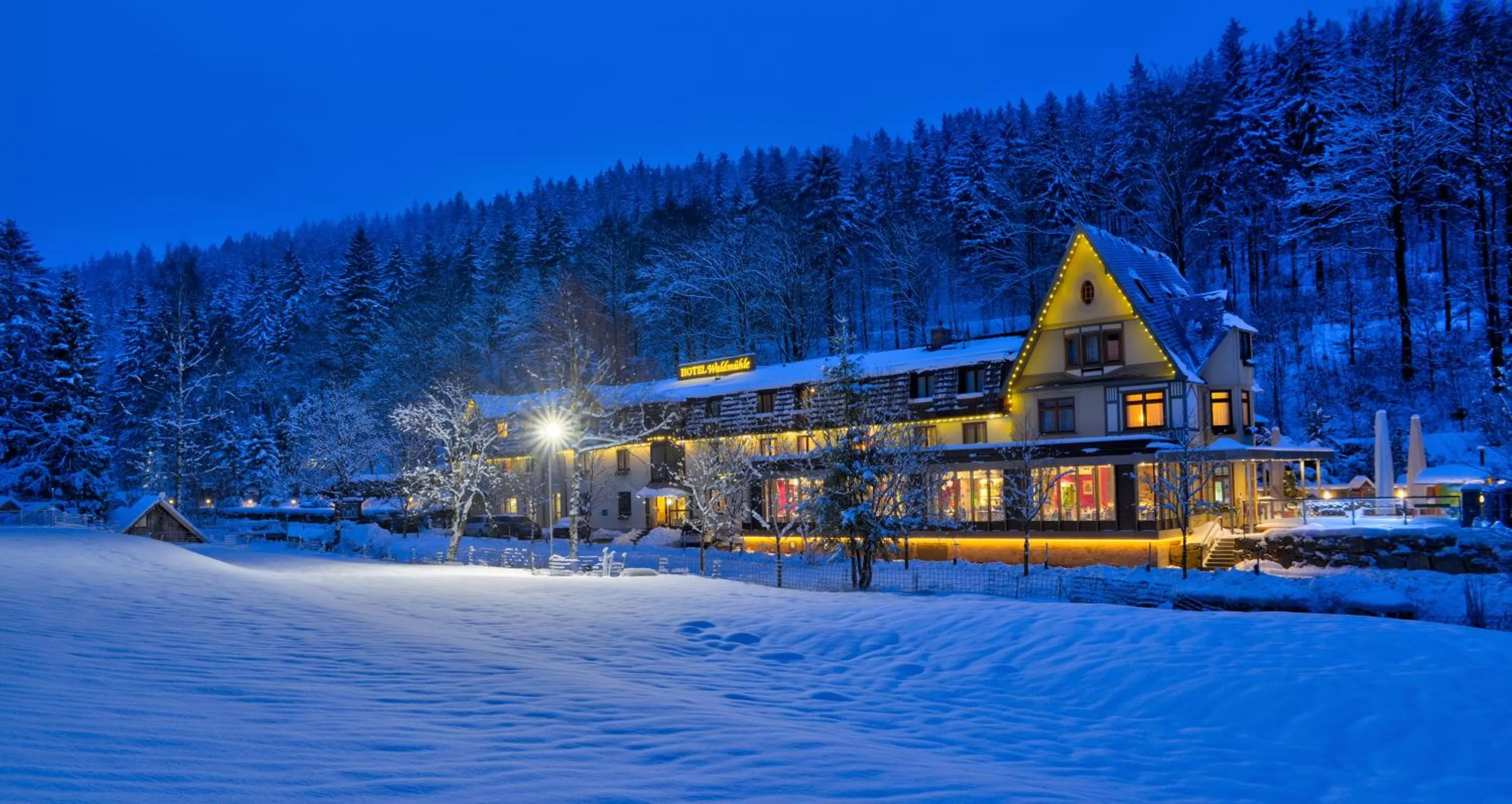 Property building in Hotel Waldmühle