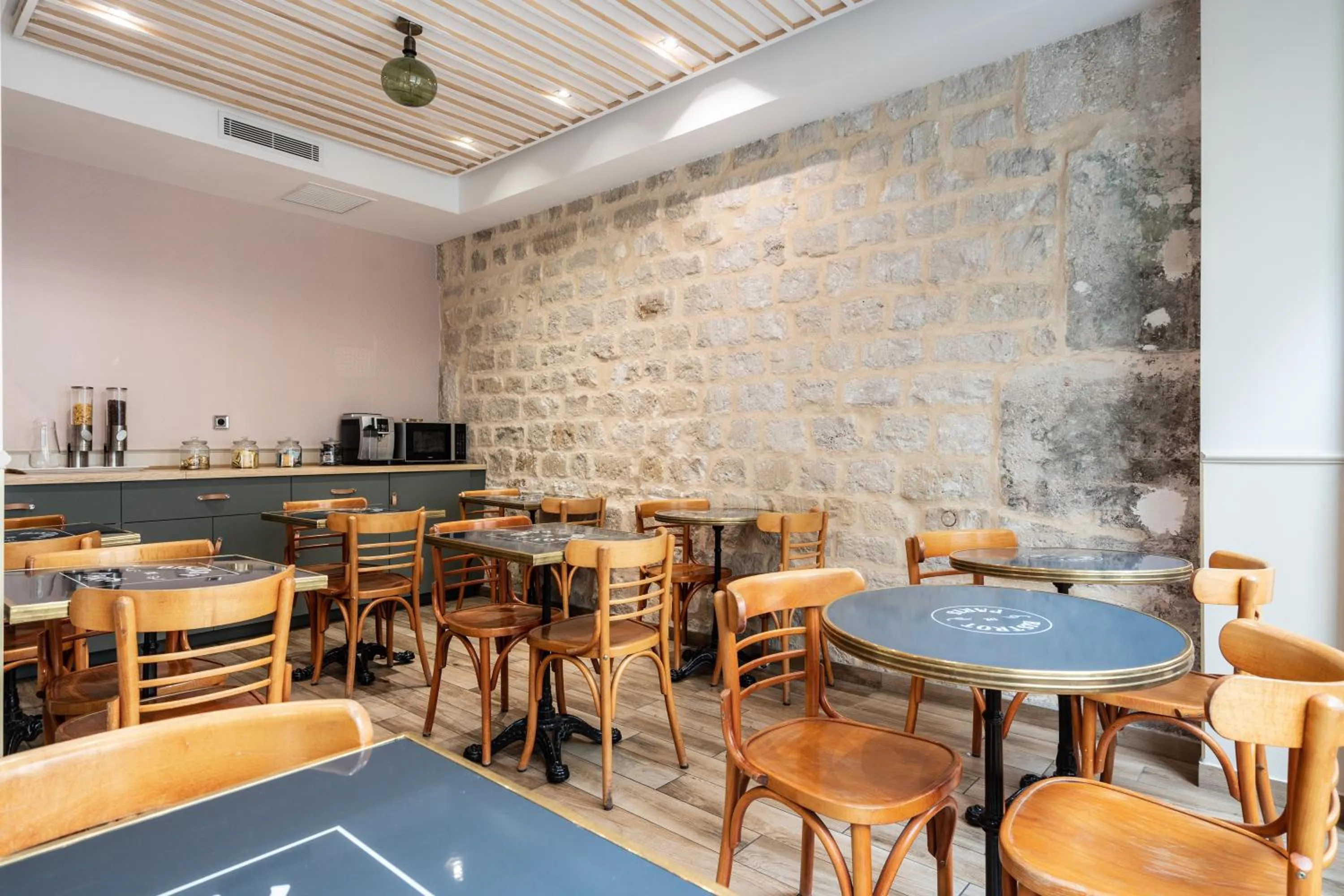 Seating area in District Republique