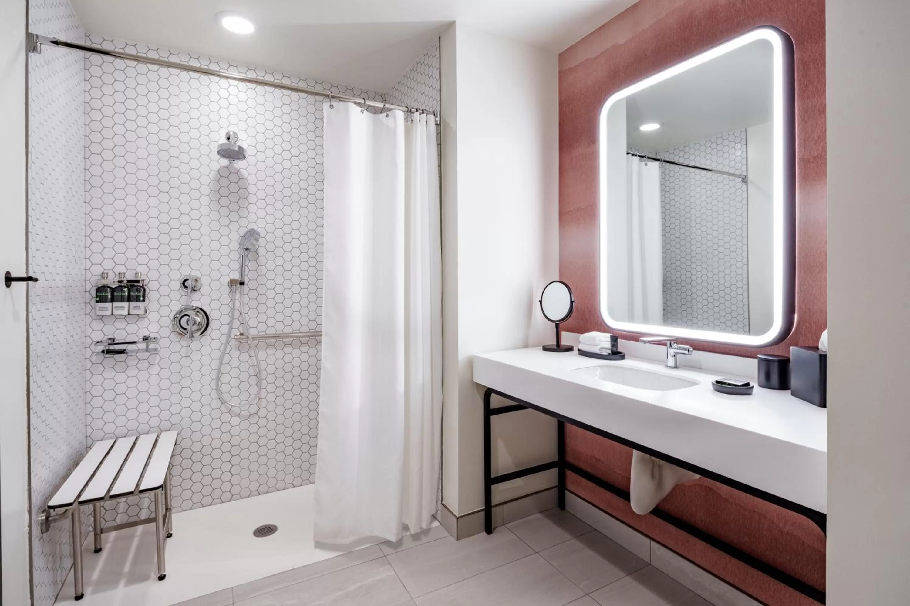 Shower in Hyatt Centric Buckhead Atlanta