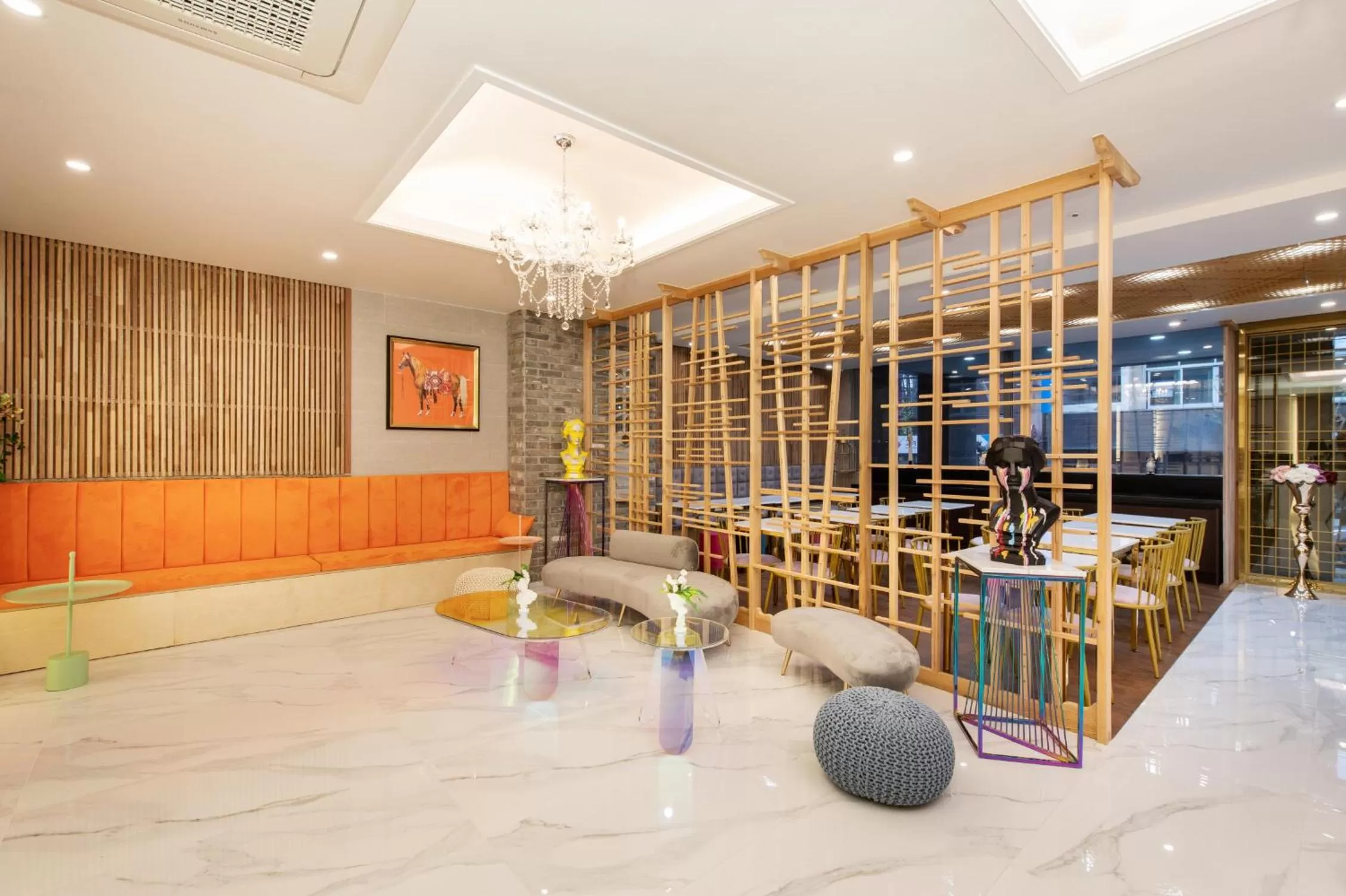 Lobby or reception in Central Park Hotel Busan