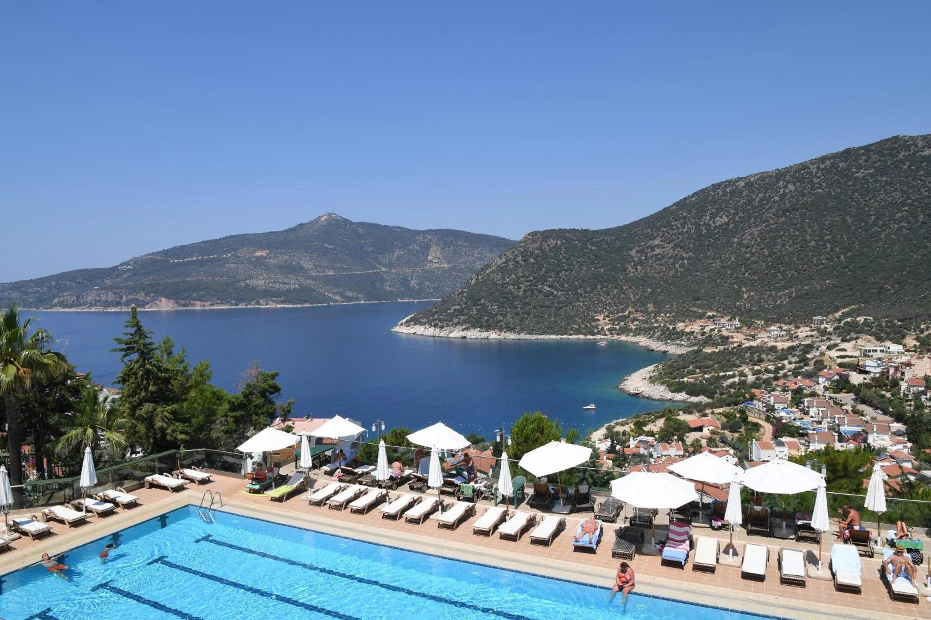 Bird's eye view in Happy Hotel Kalkan