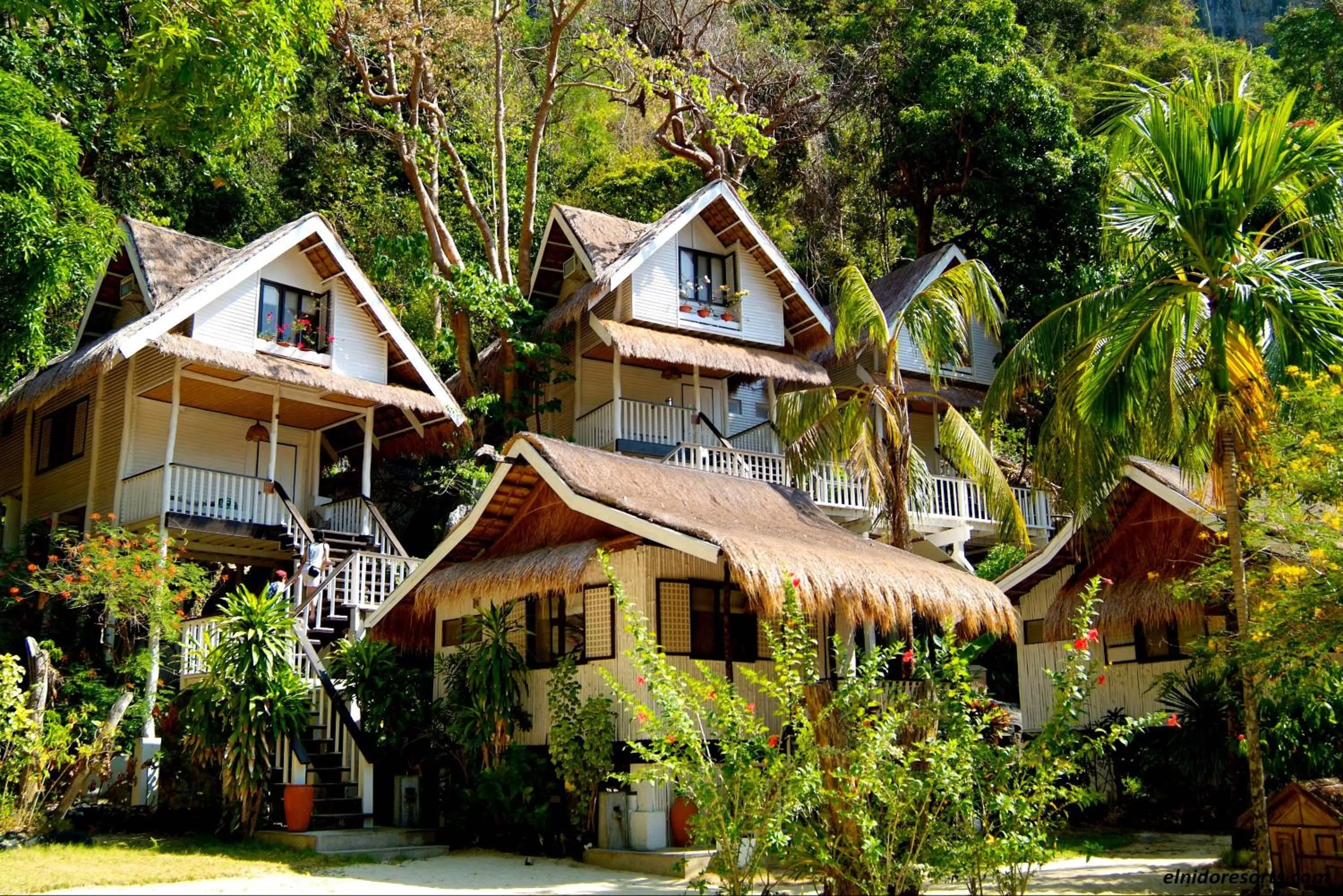 Property building in El Nido Resorts Miniloc Island