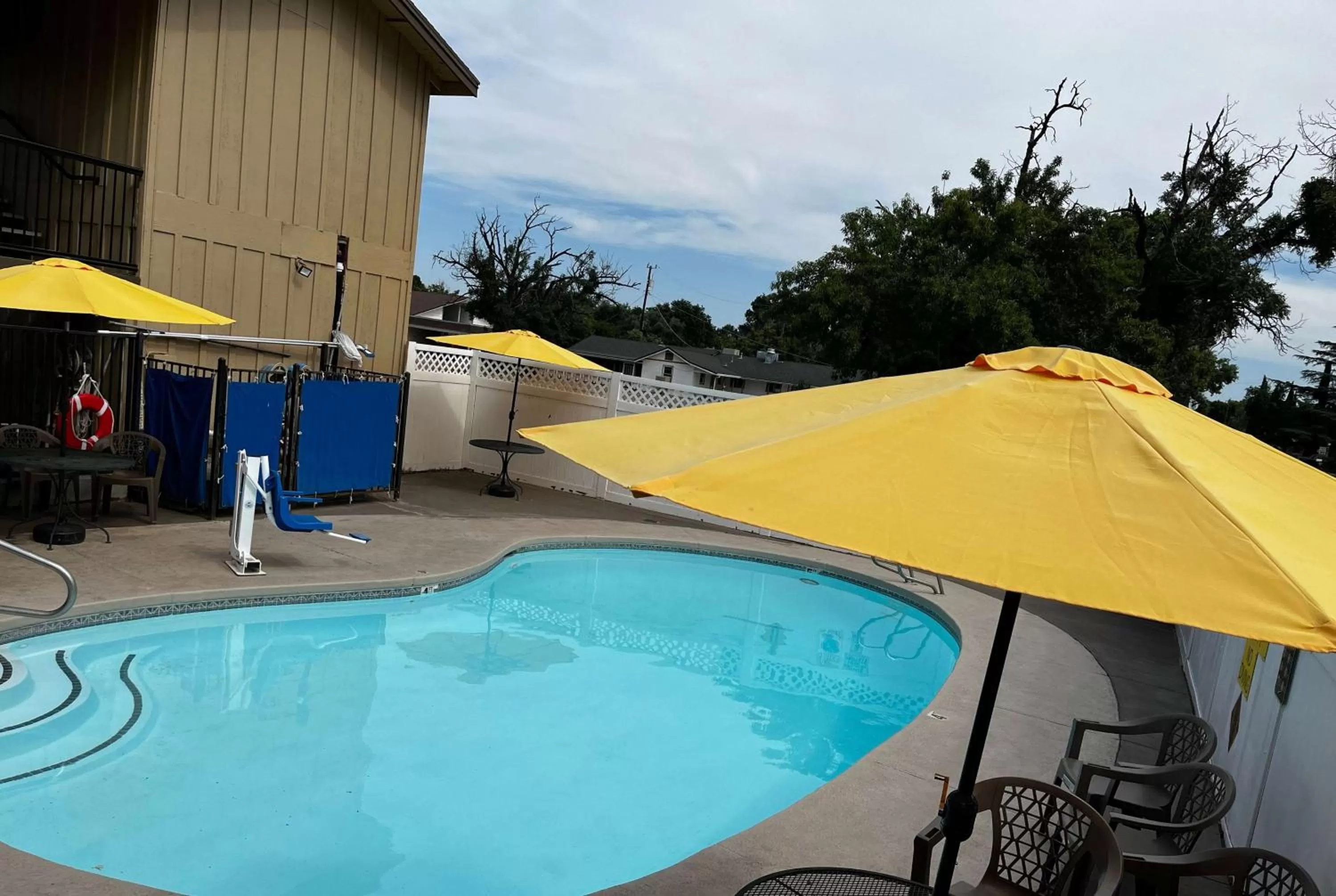 Pool view in Super 8 by Wyndham Red Bluff