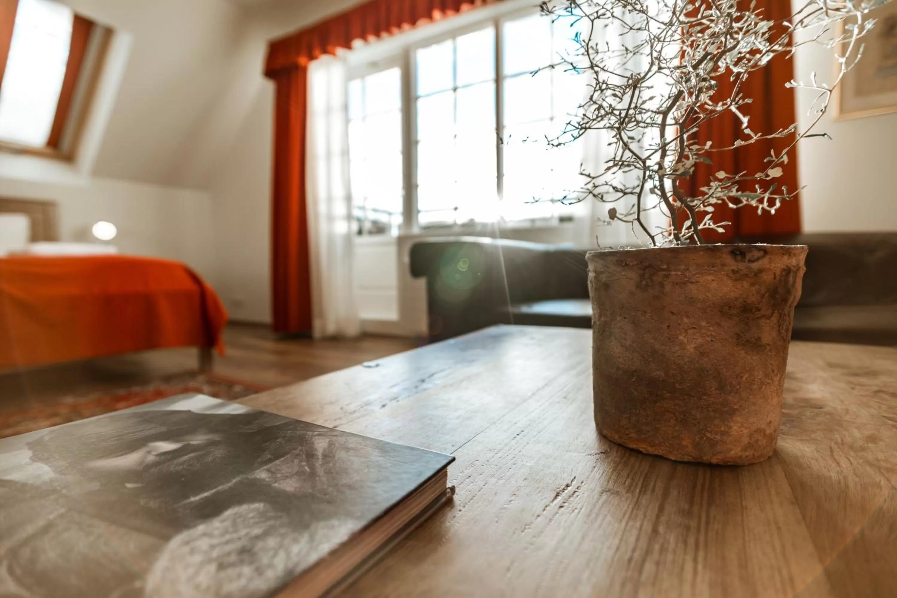 Decorative detail, Bed in Hotel Laxnes
