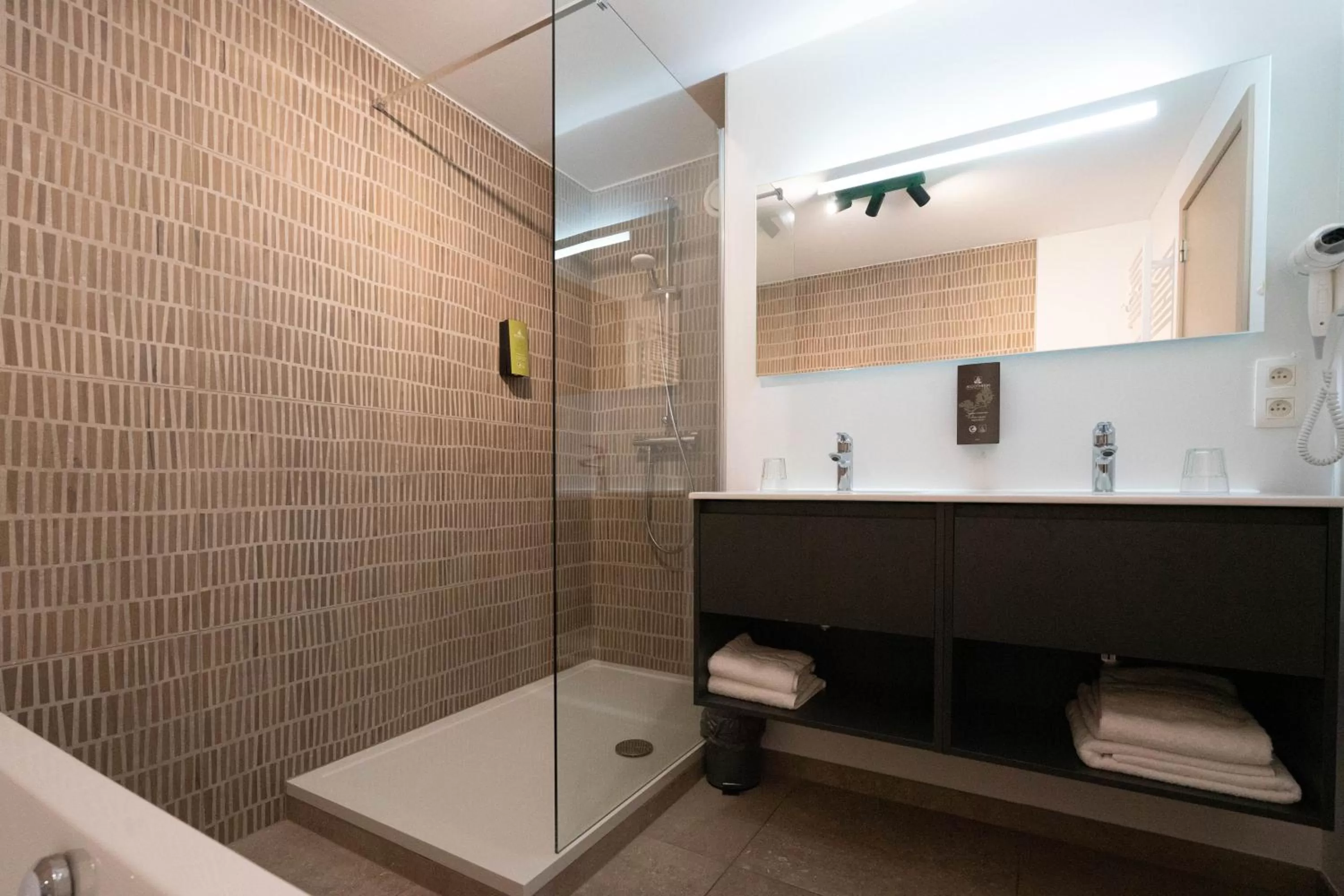 Shower in Appart hôtel En Ville