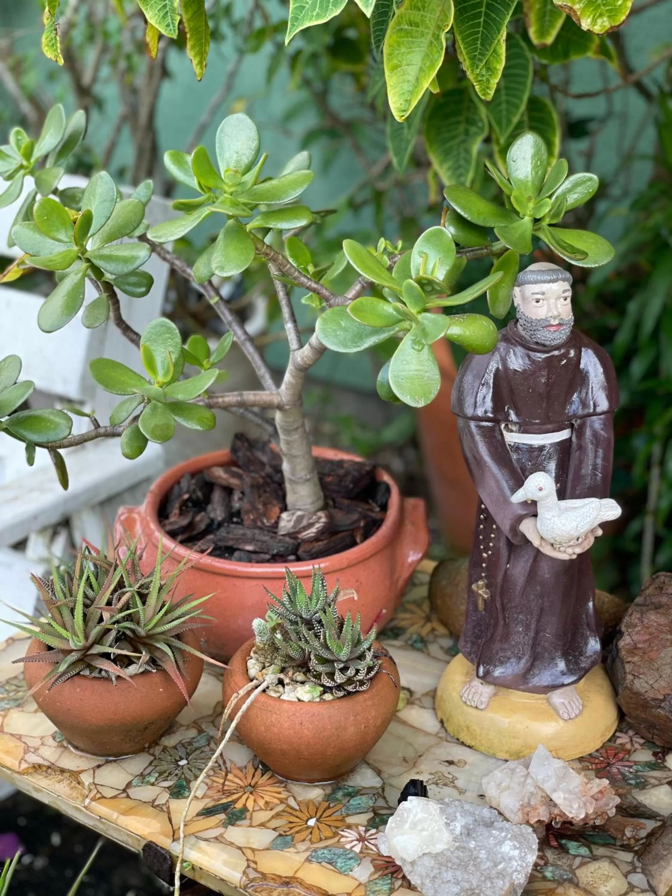 Decorative detail in Pousada Santarina