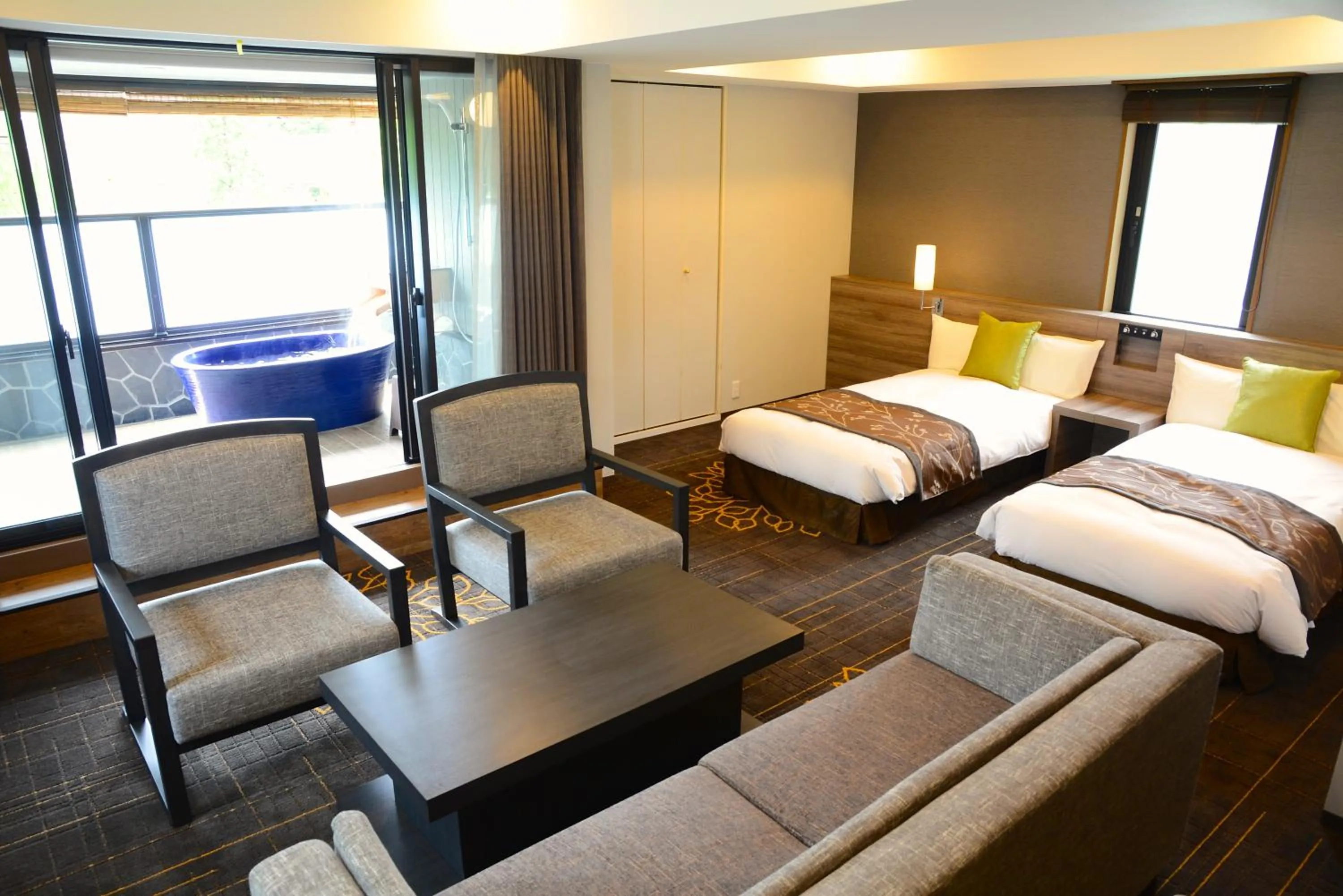 Bed in Karuizawakurabu Hotel 1130 Hewitt Resort