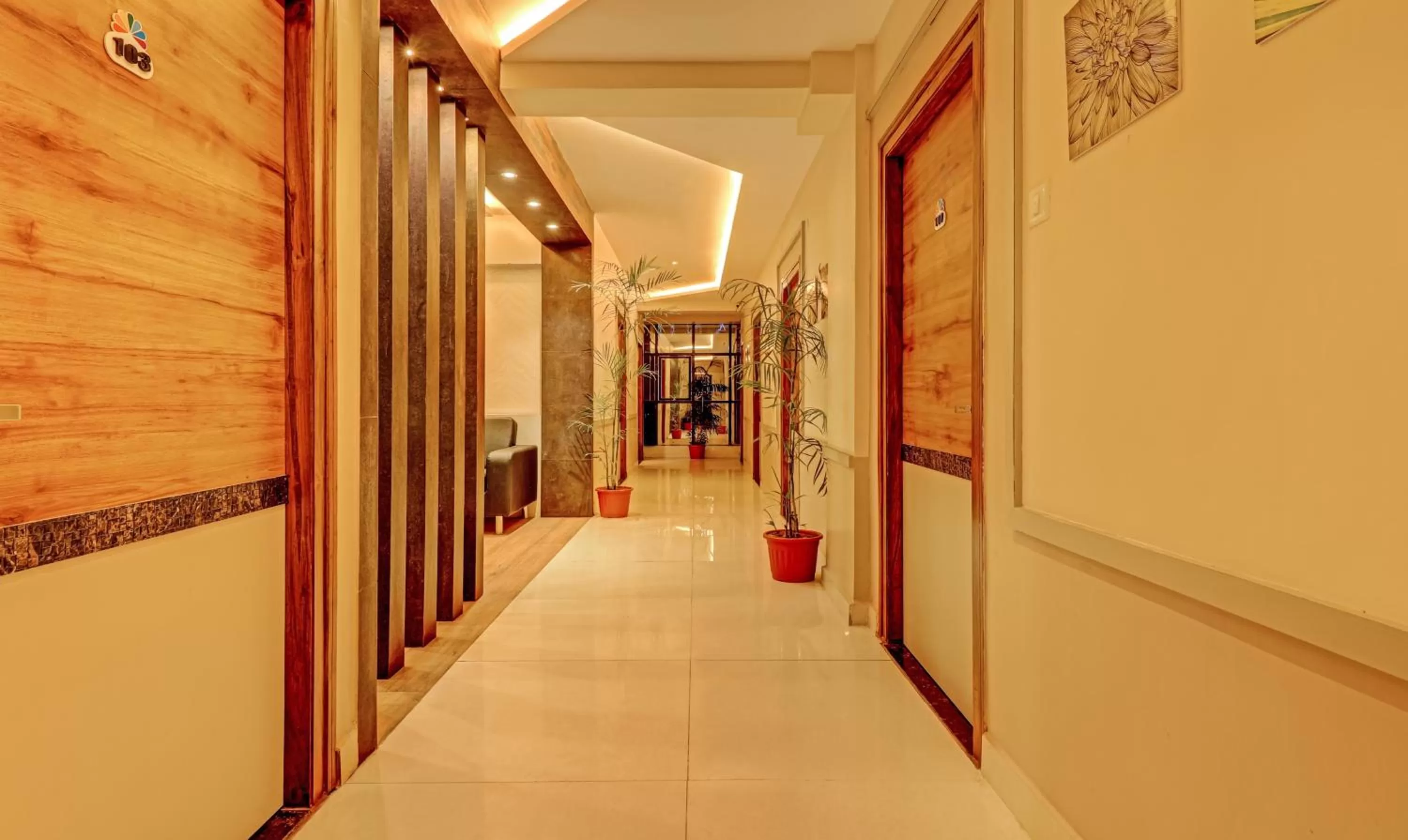 Lobby or reception in Treebo Rainbow Grand