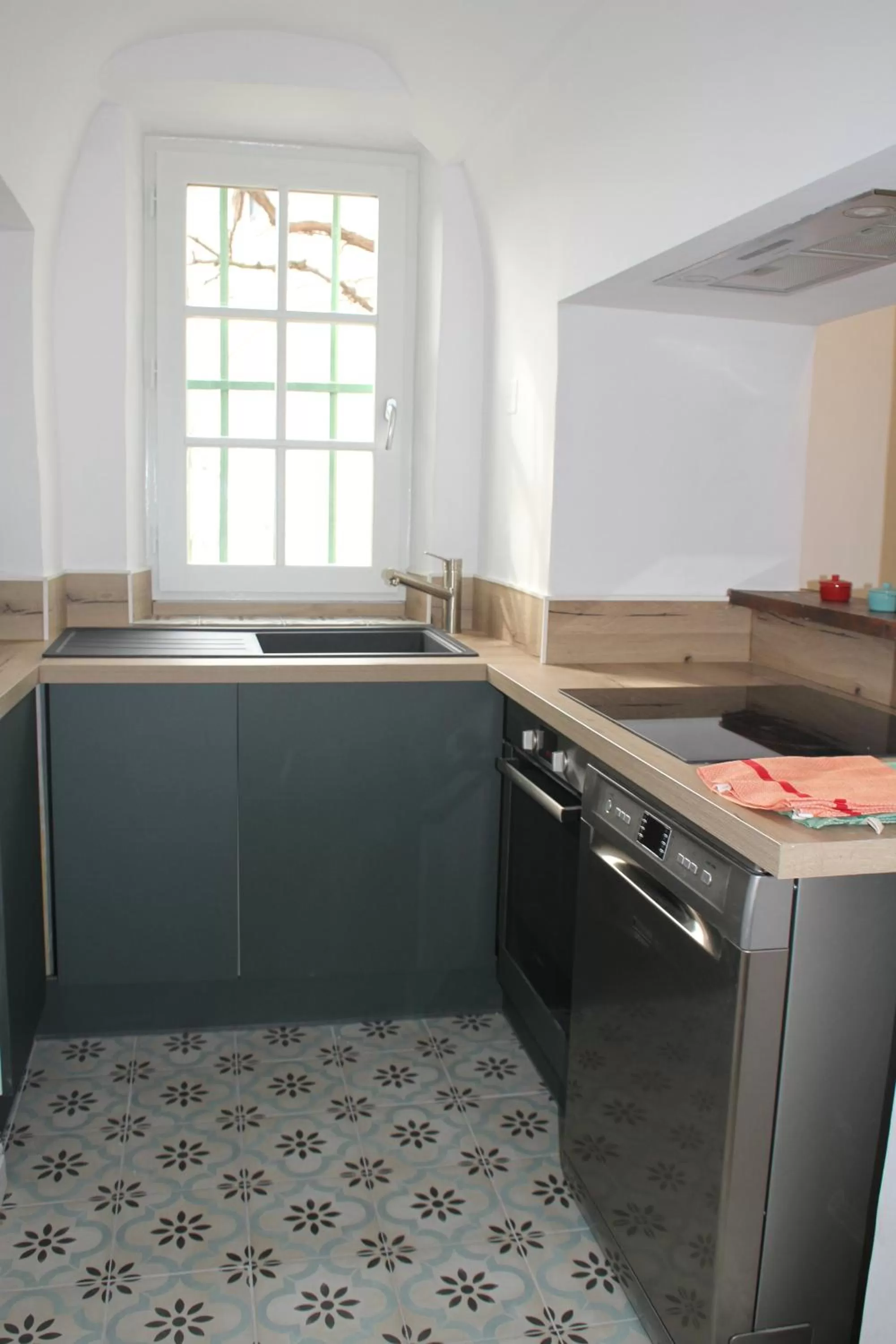 Communal kitchen, Kitchen/Kitchenette in La Tour Des Remparts