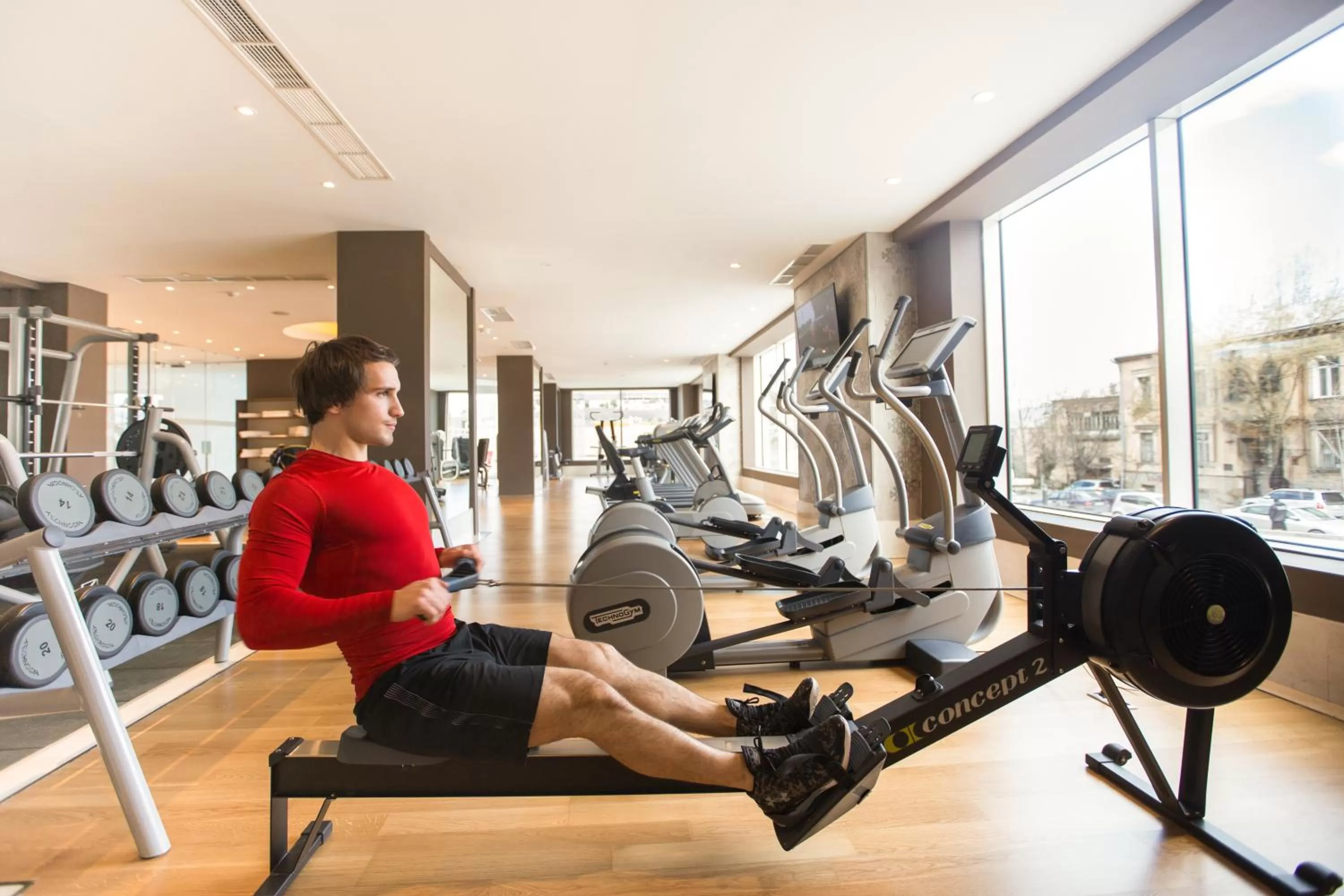 Fitness centre/facilities in The Biltmore Tbilisi Hotel