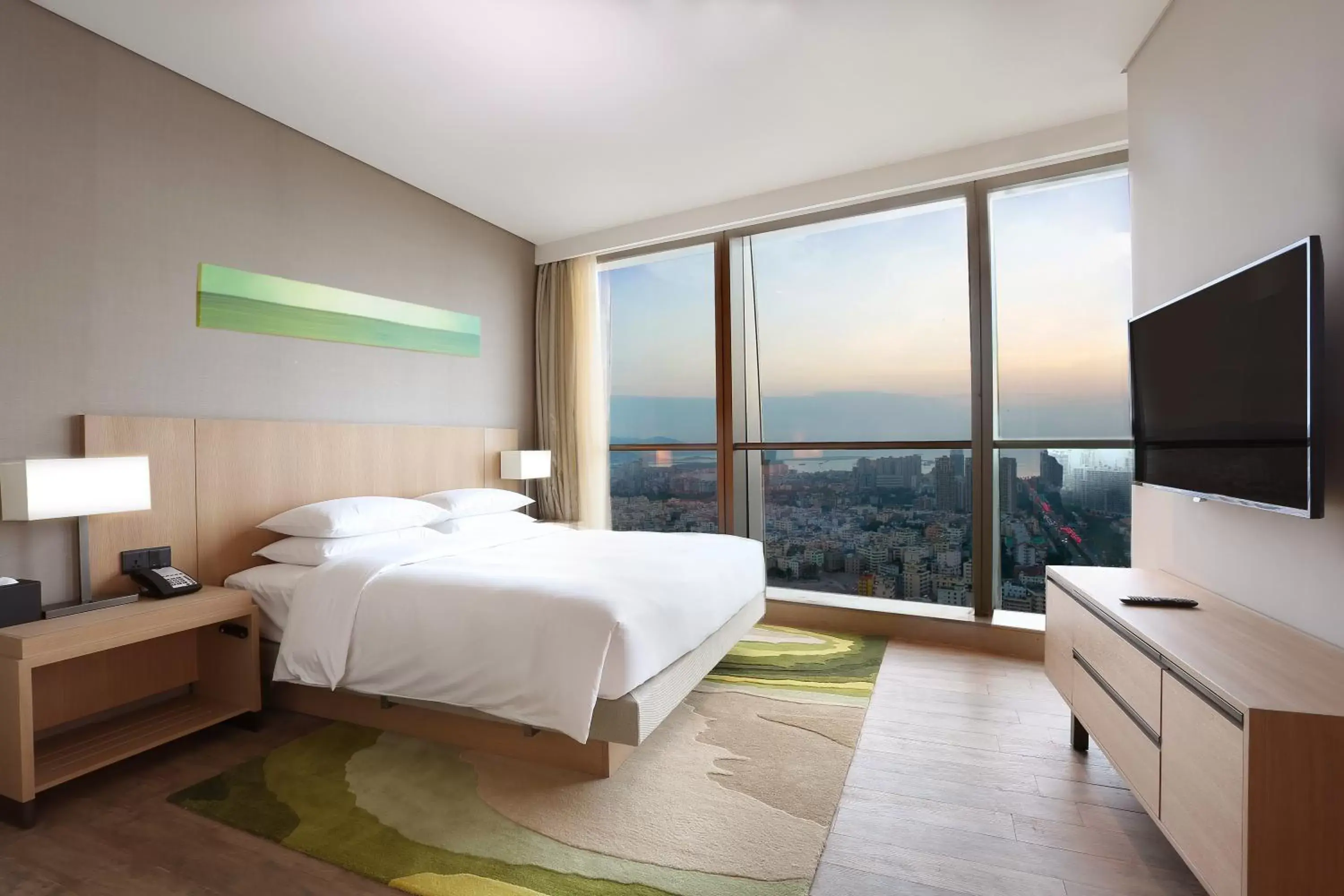 King Suite with Sofa Bed and Ocean View in Hyatt Place Sanya City Center King Suite with Sofa Bed and Ocean View in Hyatt Place Sanya City Center