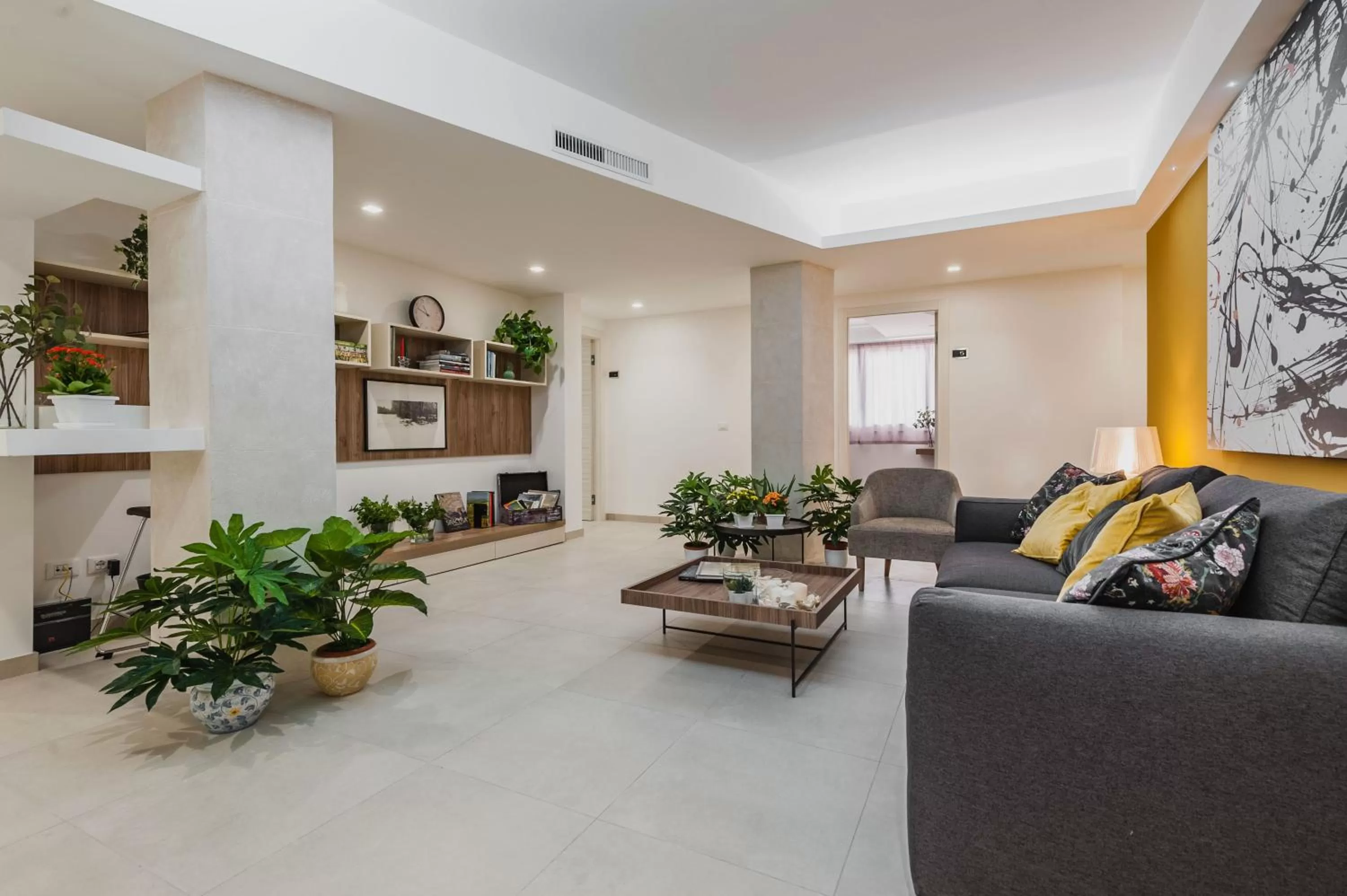 Living room in Archimede's Rooms