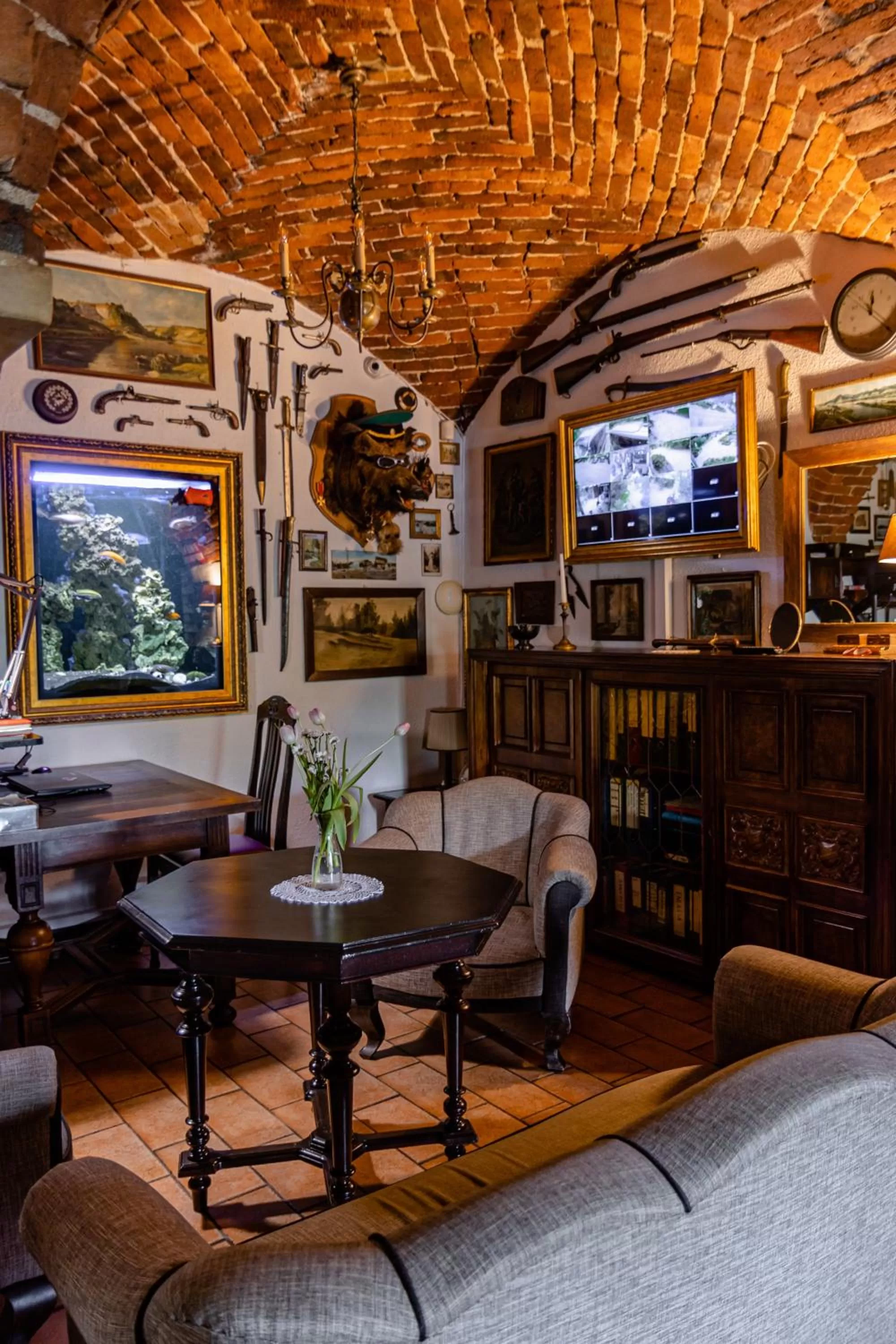 Lobby or reception in Karczma Rzym