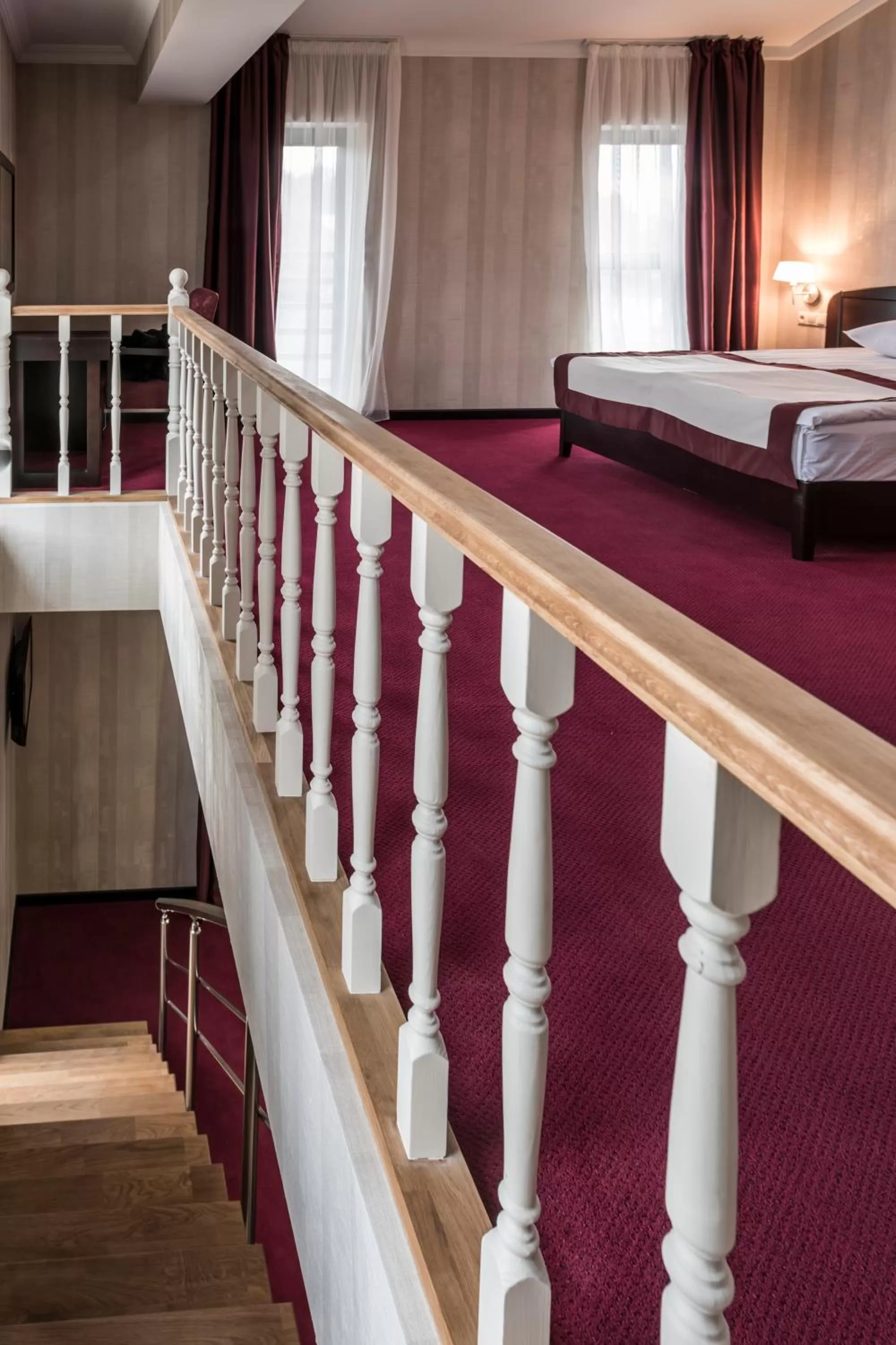 Bed in Kopala Tskneti Hotel