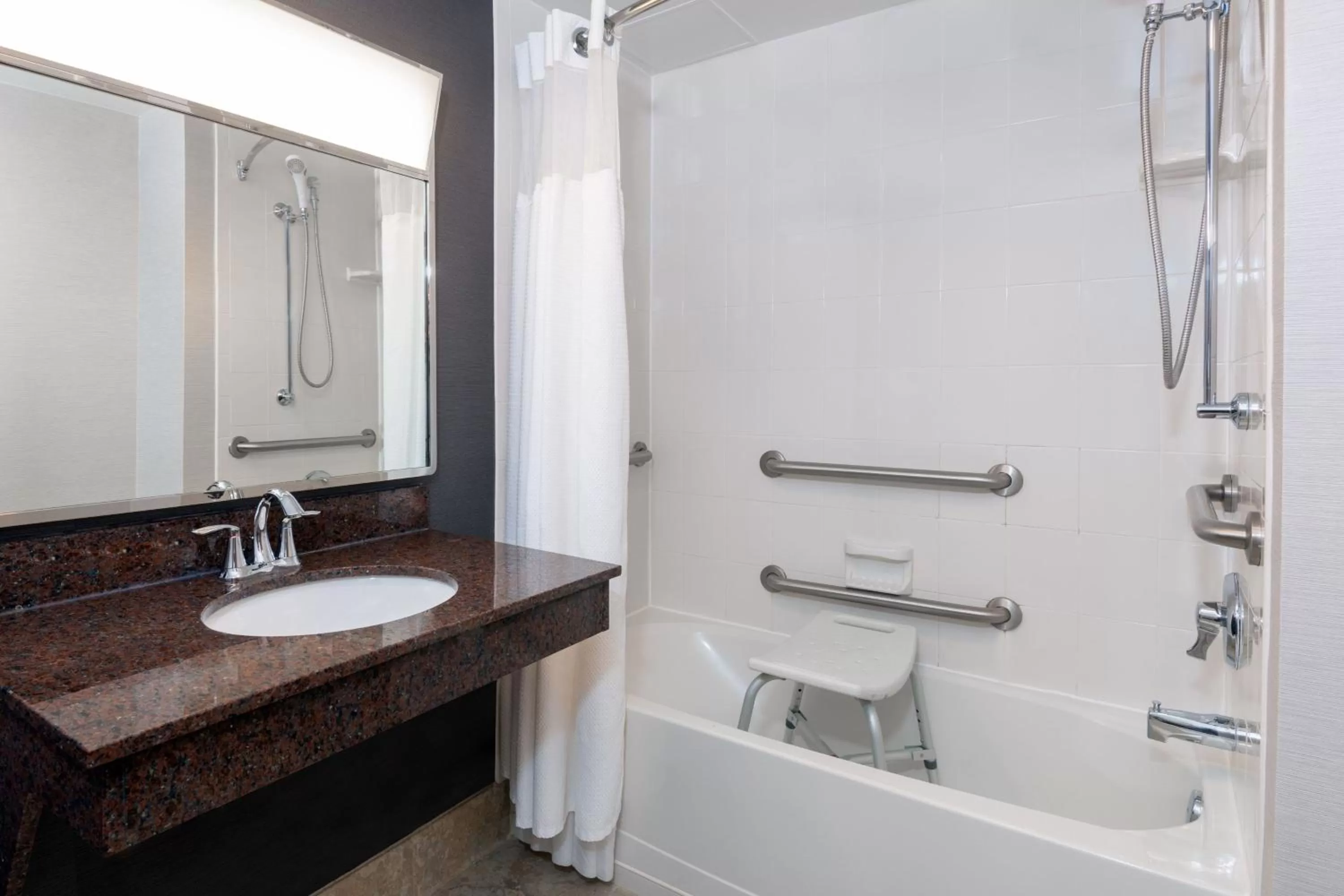 Bathroom in Courtyard by Marriott Sarasota at University Town Center
