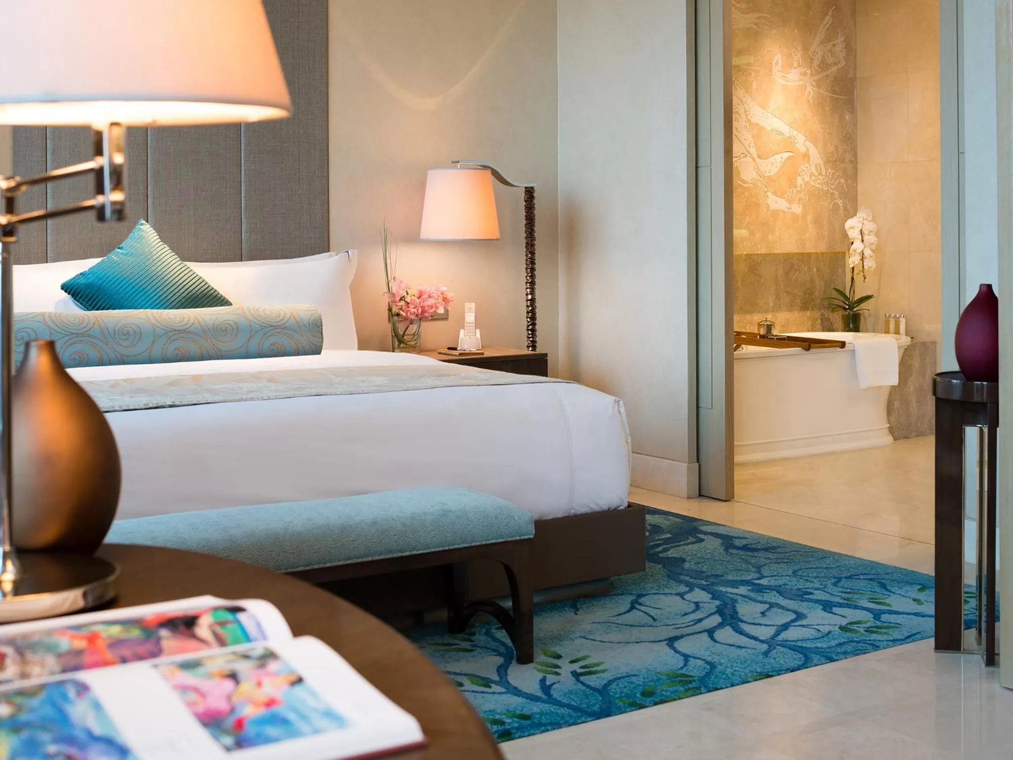 Bedroom, Bed in Raffles Jakarta