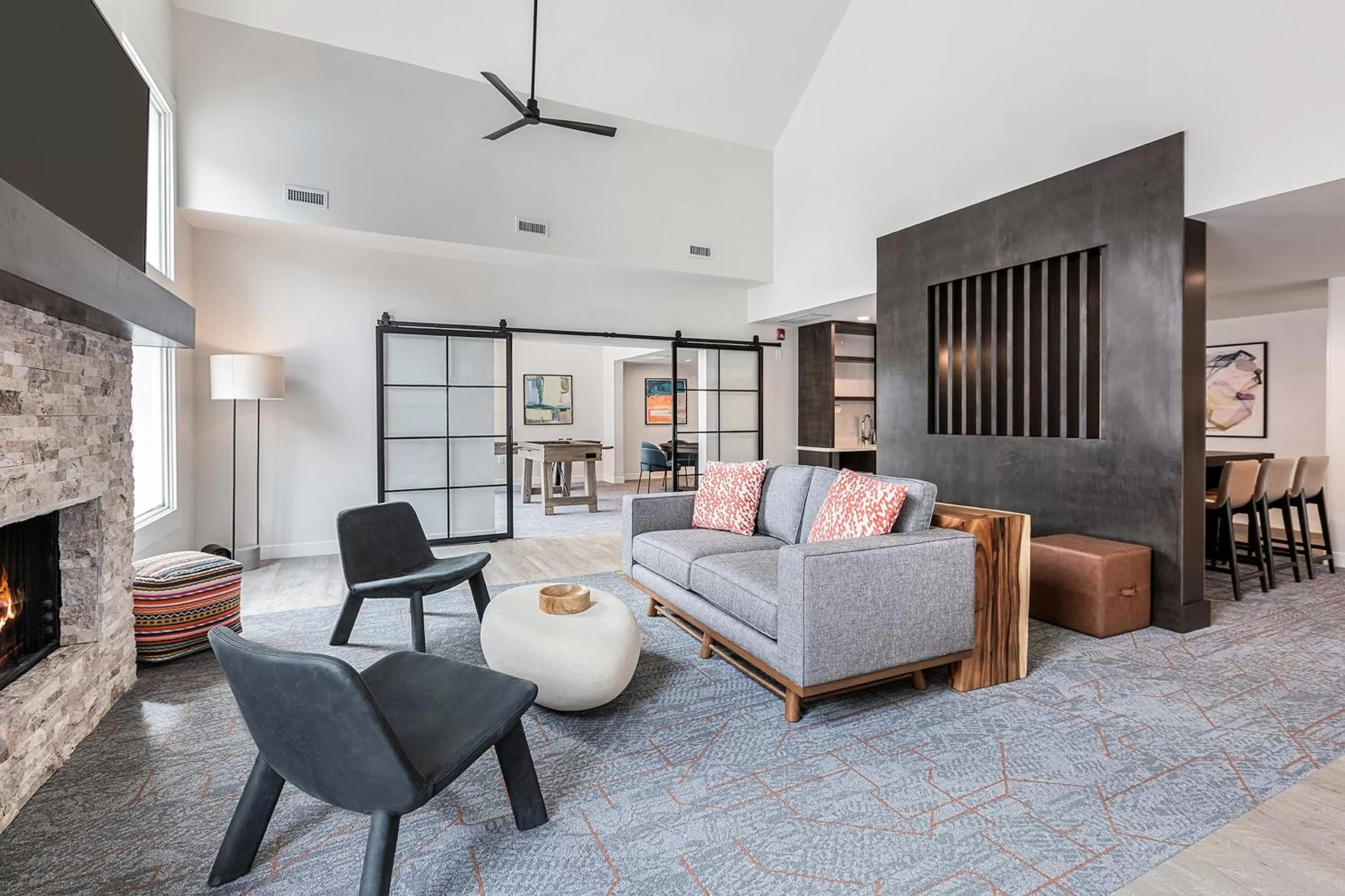 Communal lounge/ TV room in WaterWalk Extended Stay by Wyndham Atlanta Perimeter