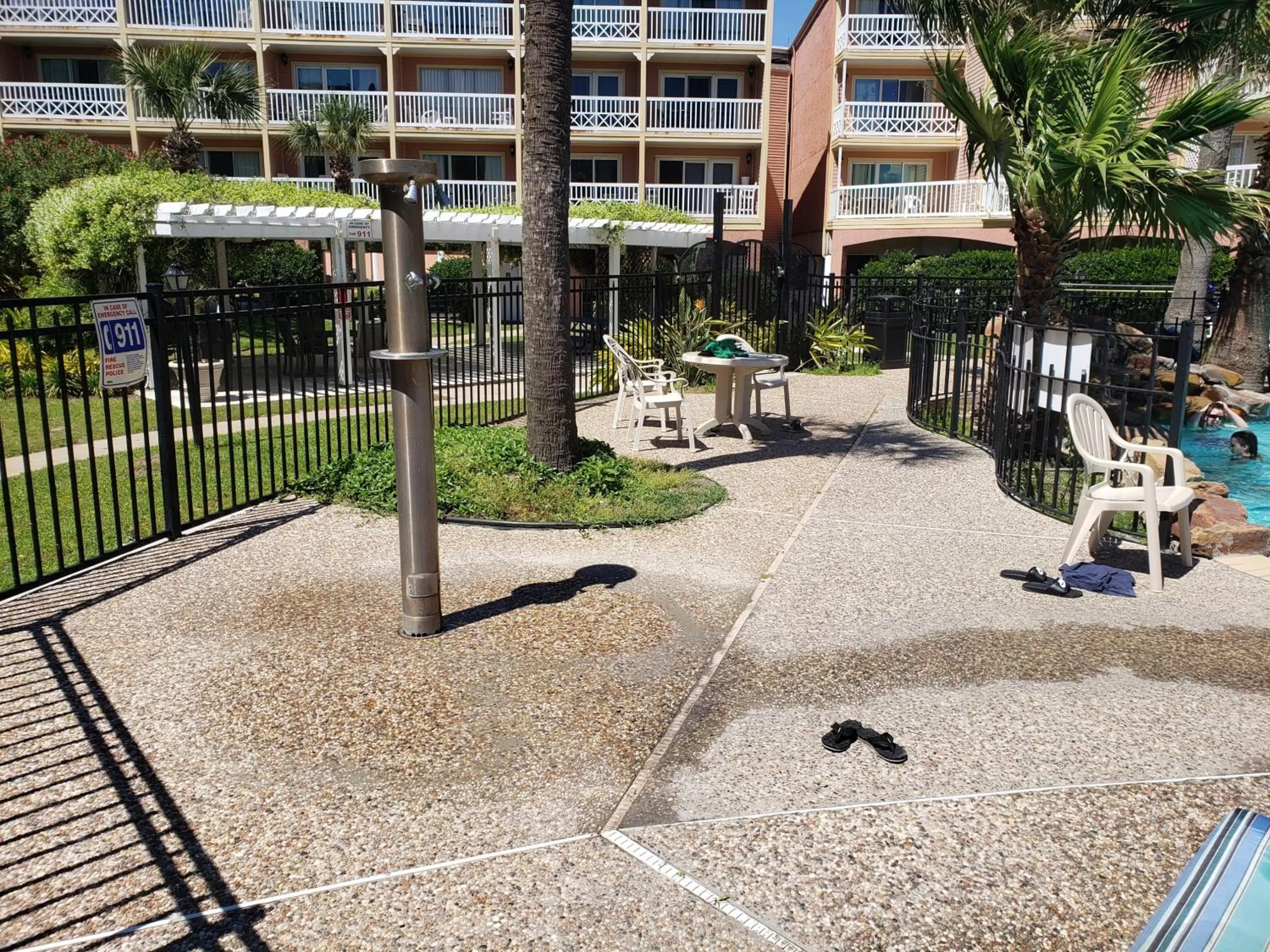 Swimming pool in The Galveston Victorian Condo