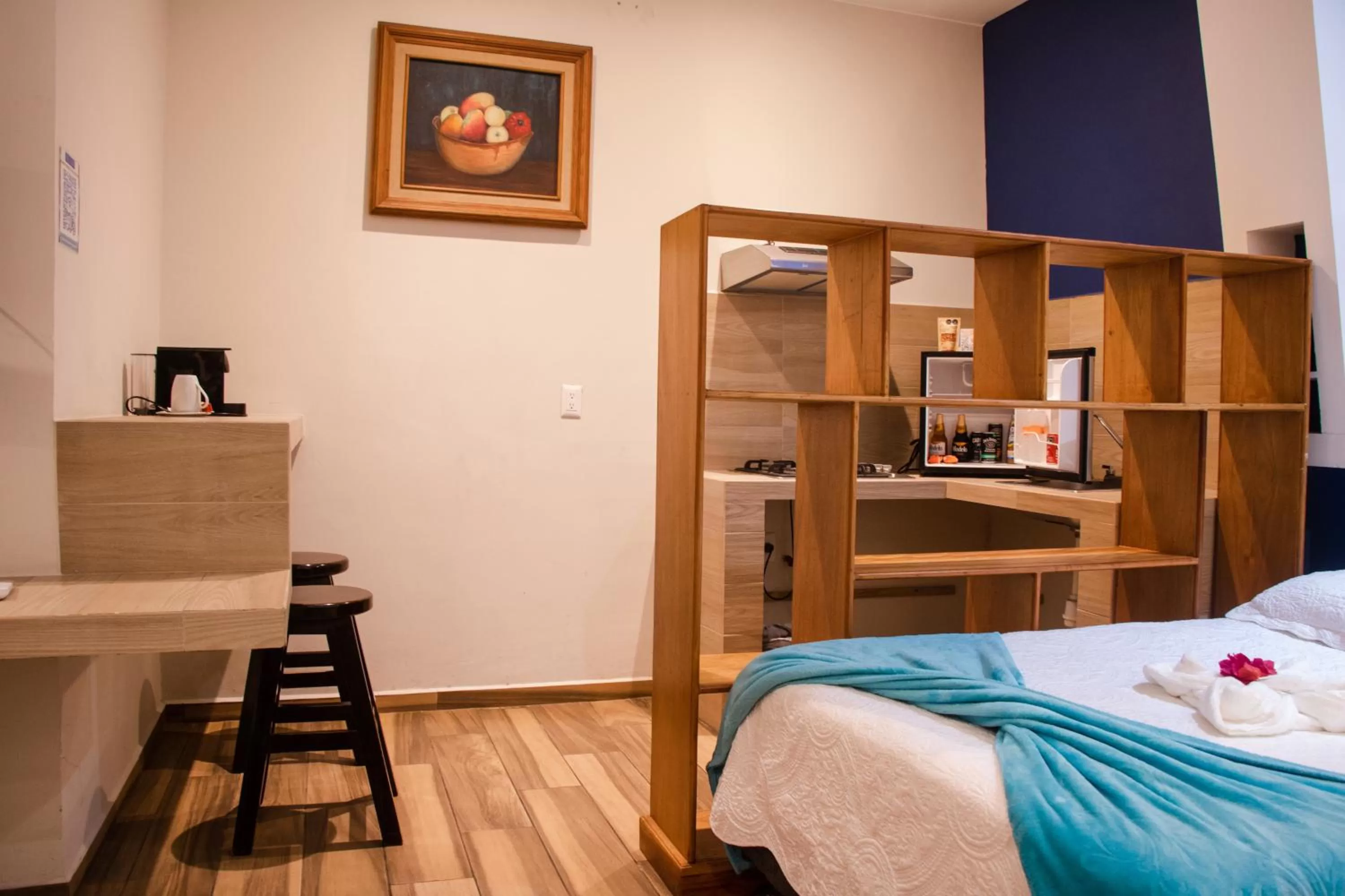 Dining area, Bed in Hotel Boutique Casa Mariano