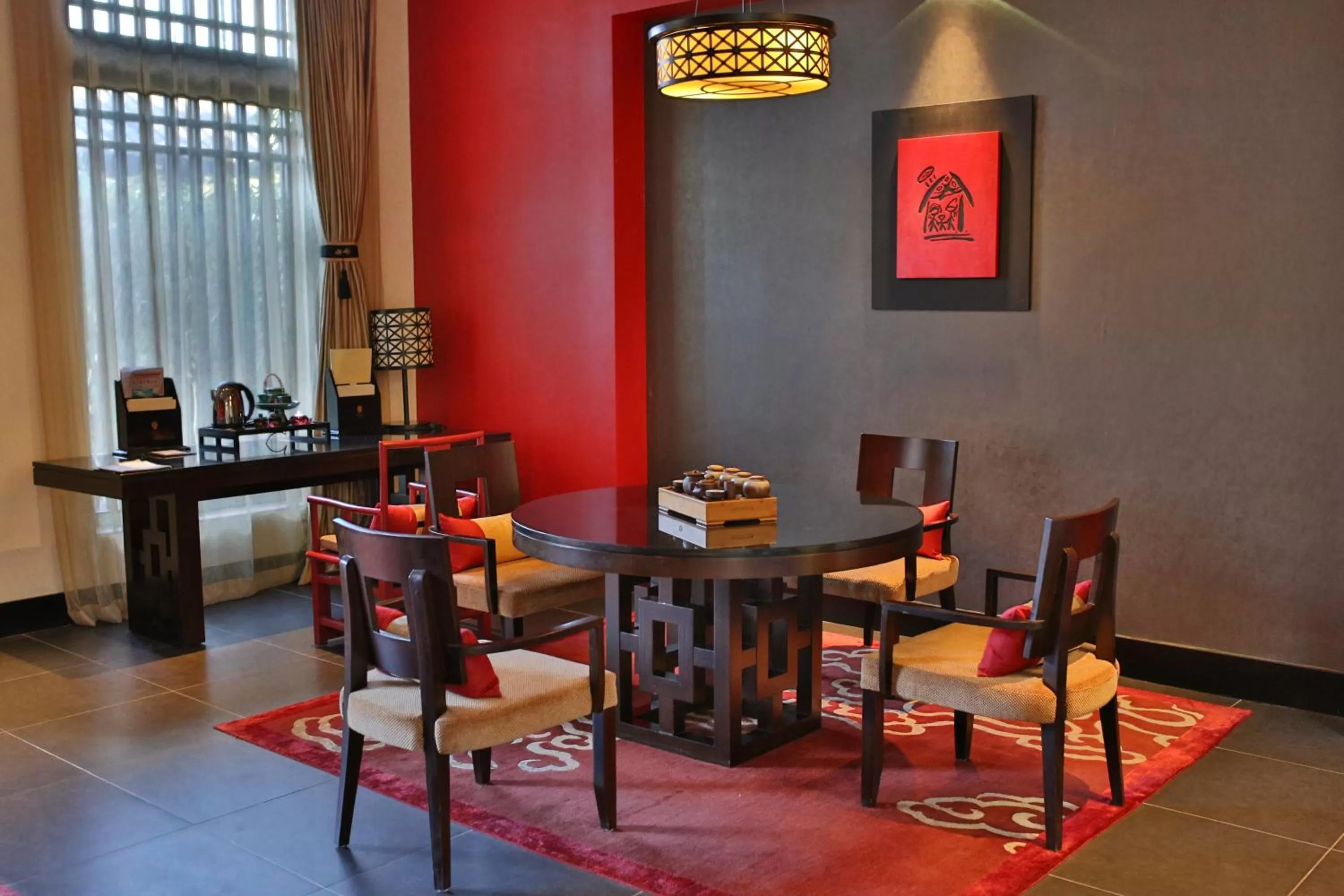 Dining area in Banyan Tree Lijiang