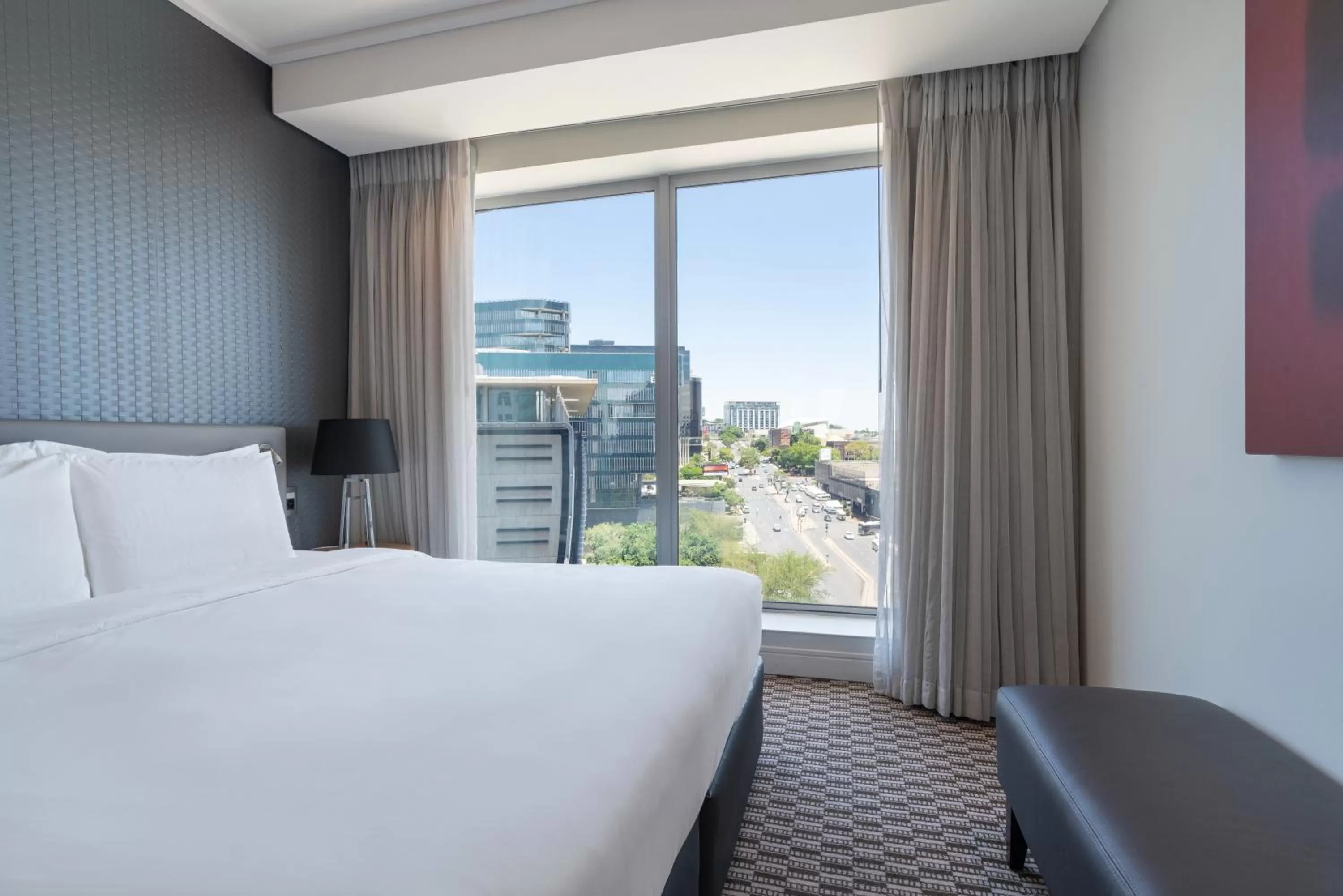 City view, Bed in Radisson Blu Gautrain Hotel, Sandton Johannesburg