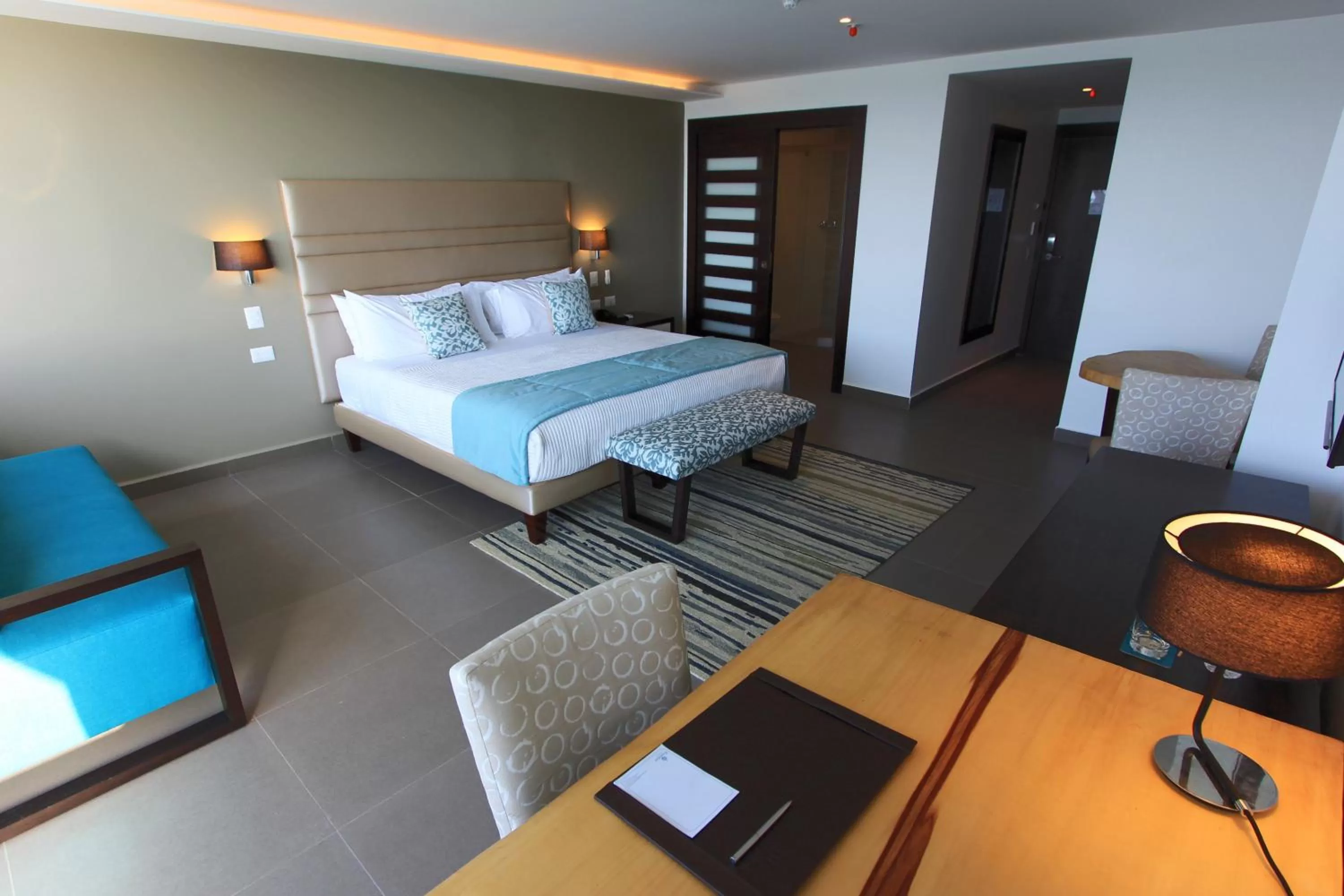 Bedroom, Bed in Hotel Poseidon