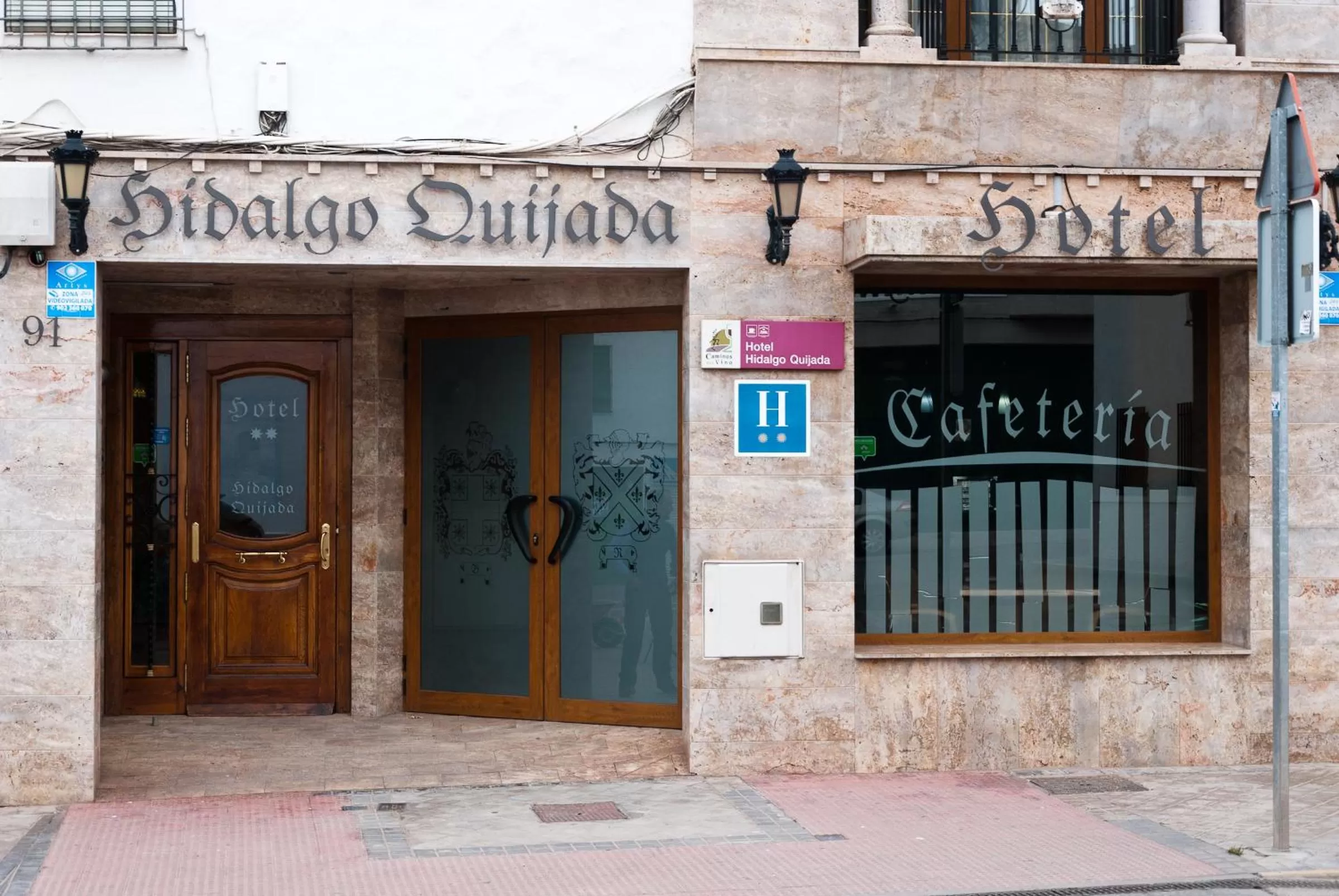 Property building in Hotel Hidalgo Quijada