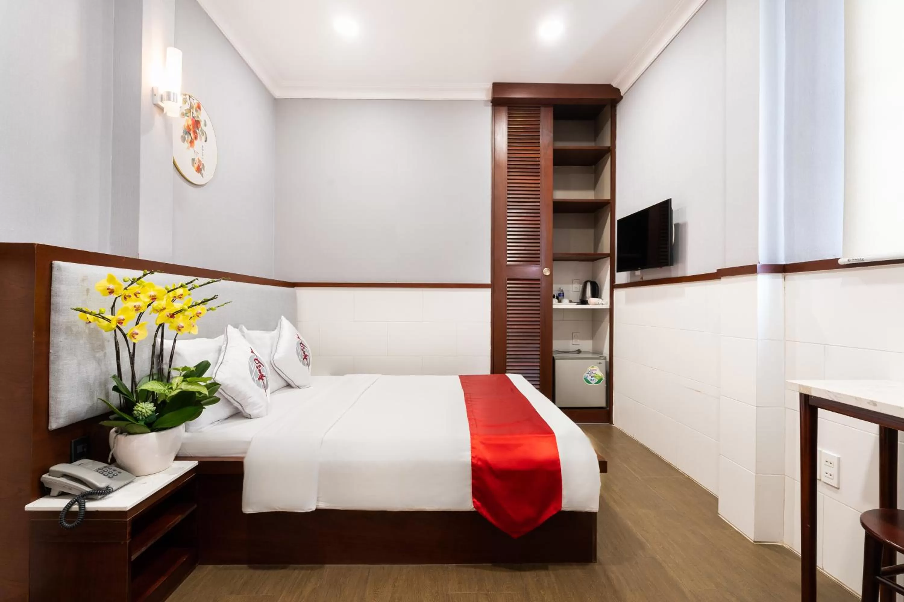 Bed in Văn Hoa Hotel