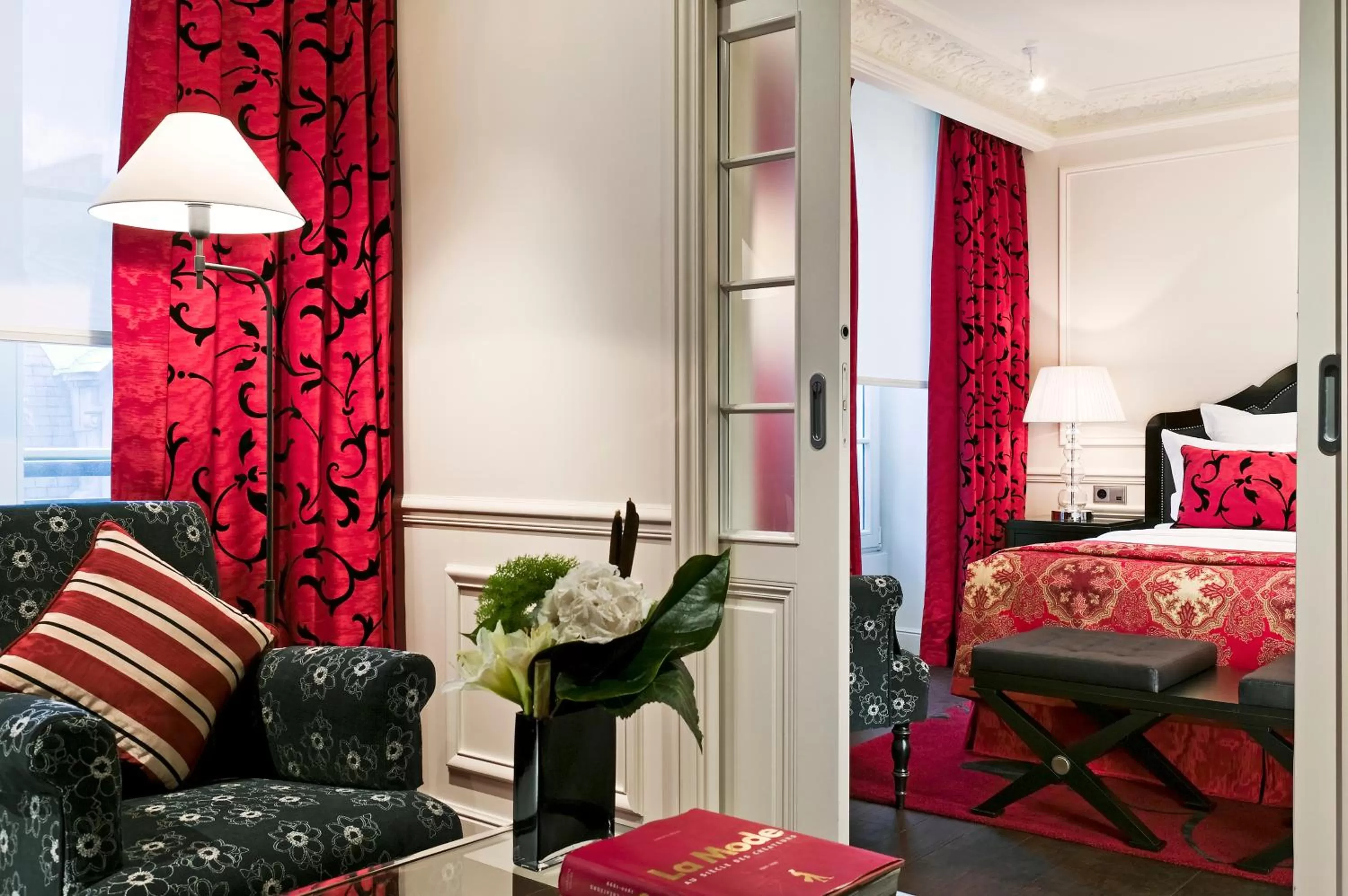 Bed in Hôtel Keppler