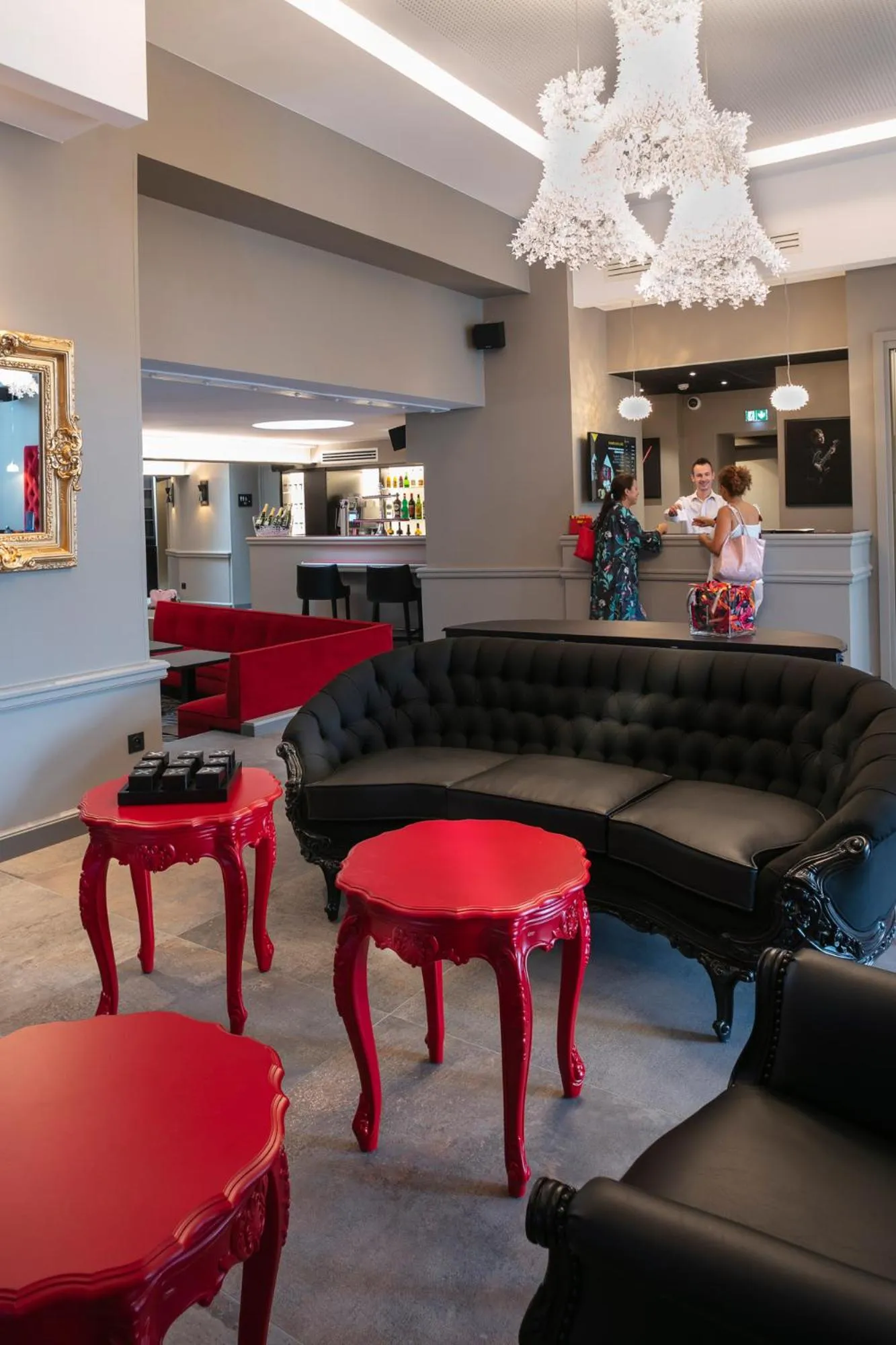 Lobby or reception in Hotel Arok