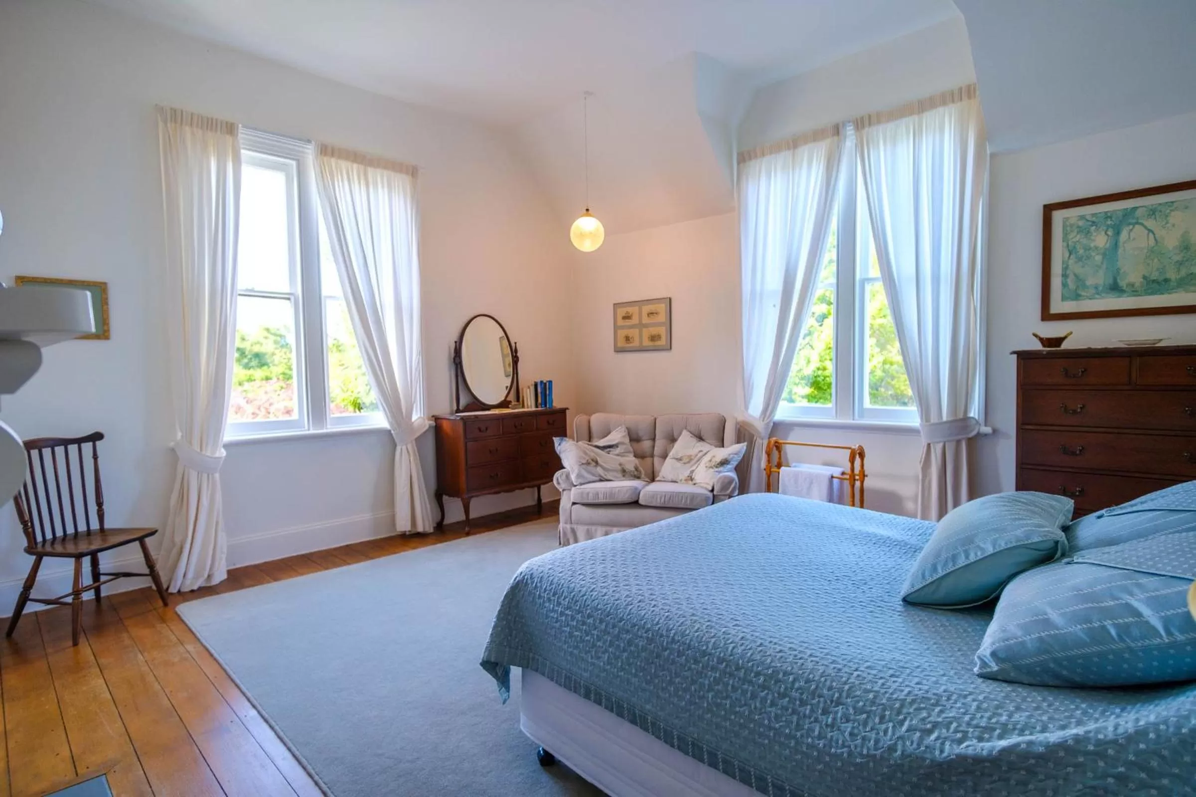 Bedroom in Waikonini Homestead