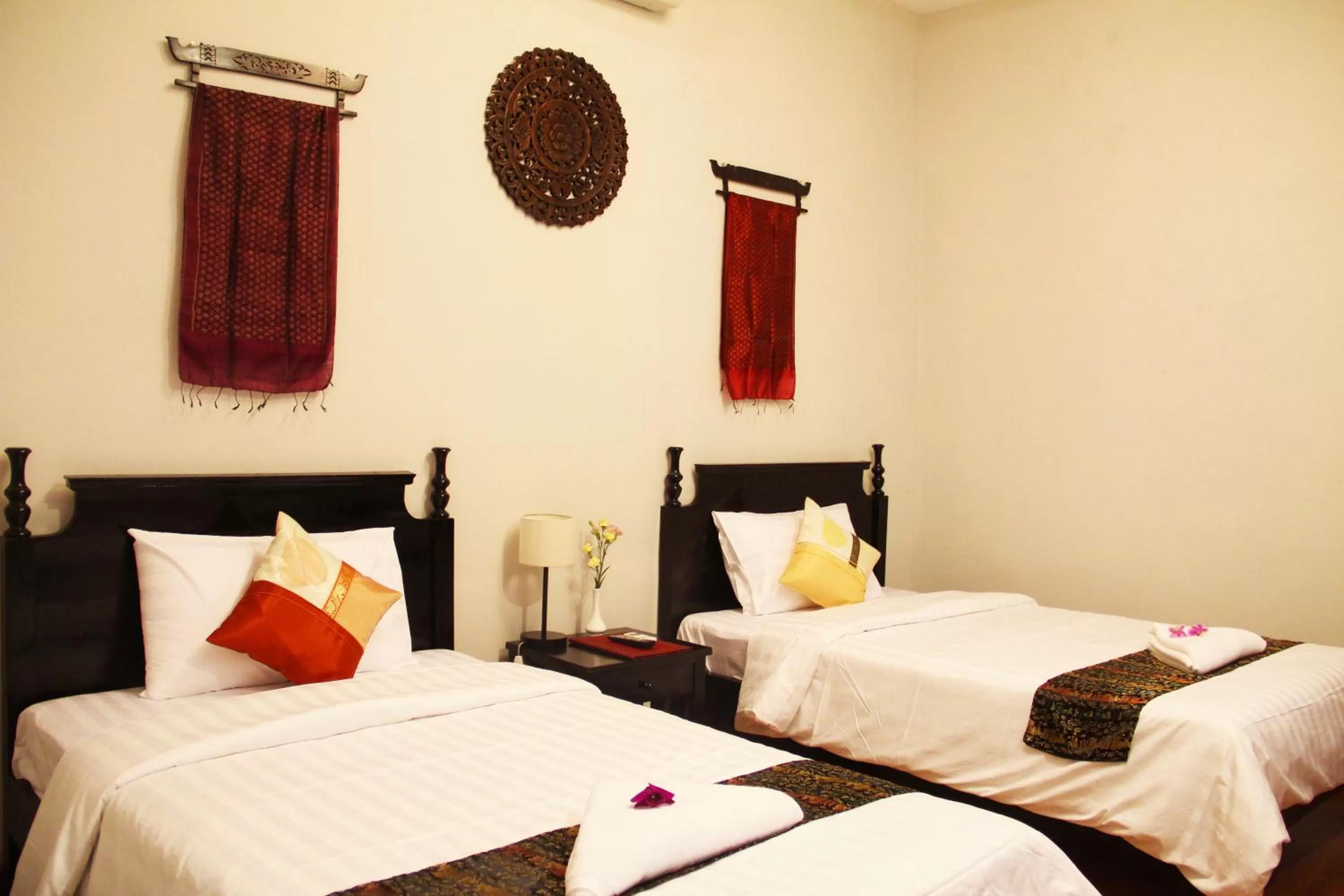 Bed in Cozy Boutique Hotel