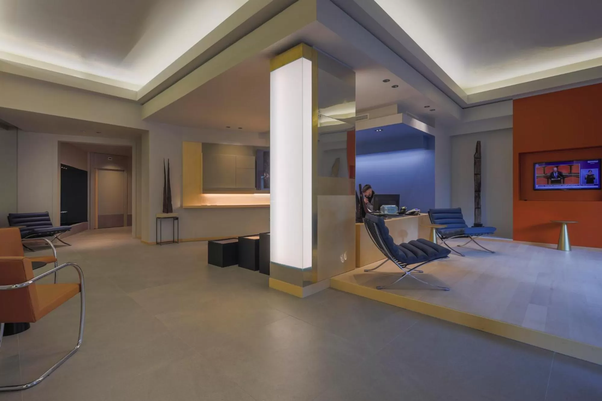 Lobby or reception in Hotel Velino