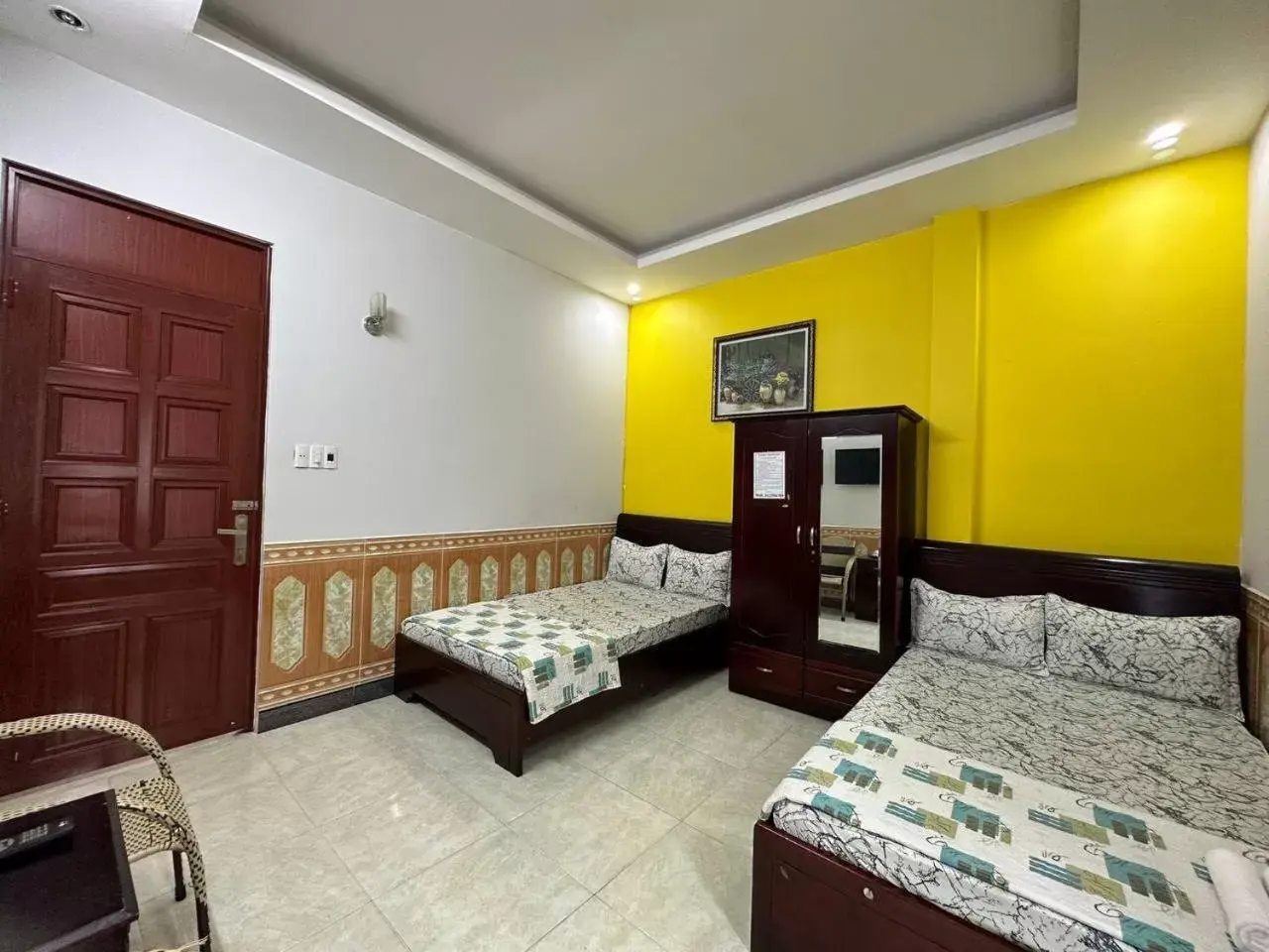 Twin Room with Air-Conditioning in Tien Dat Motel Twin Room with Air-Conditioning in Tien Dat Motel