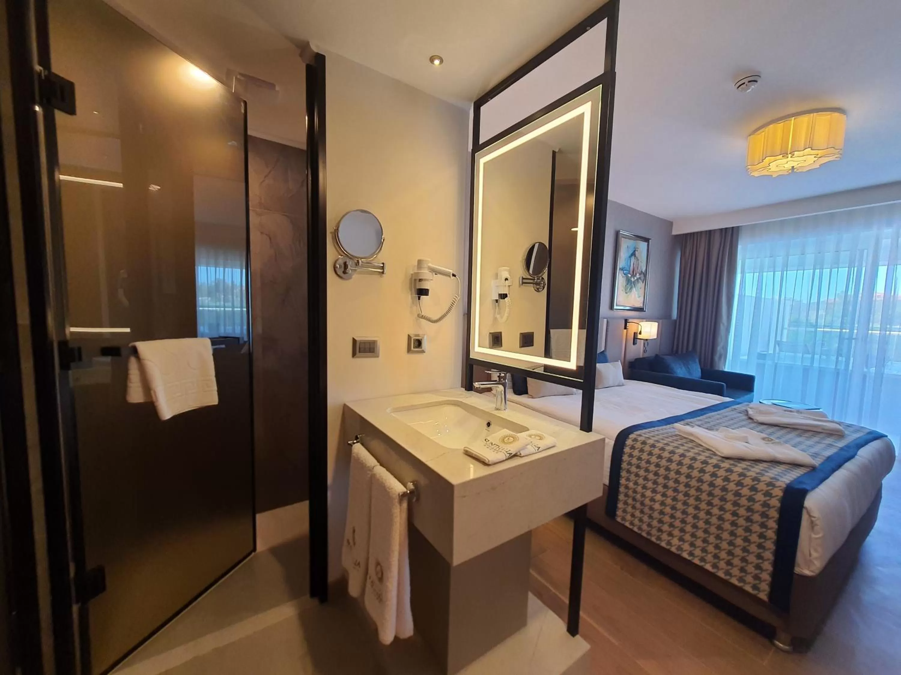 Bed in Sunthalia Hotels & Resorts Ultra All Inclusive Adults Only Party Hotel