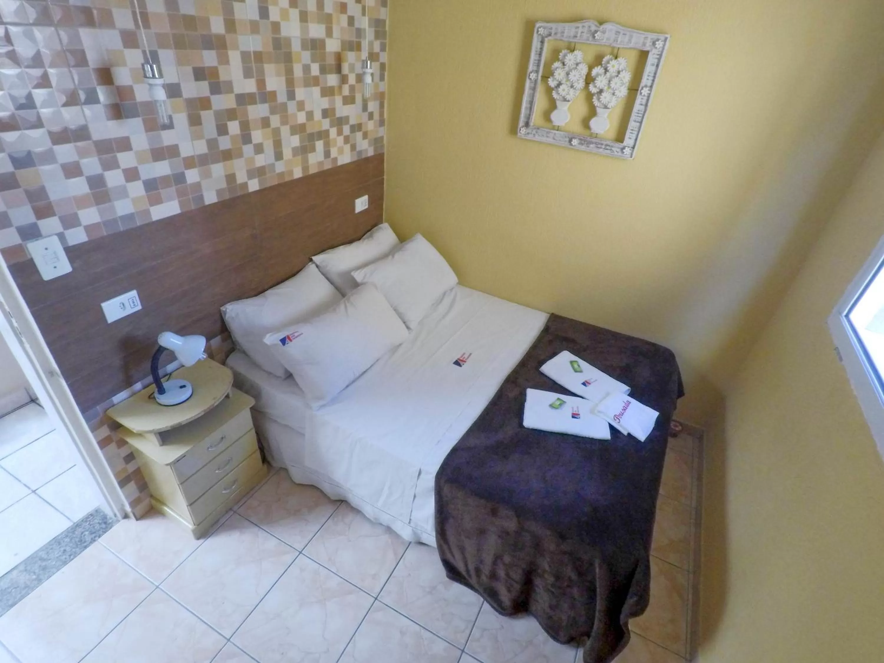 Bed in Pousada dos Franceses