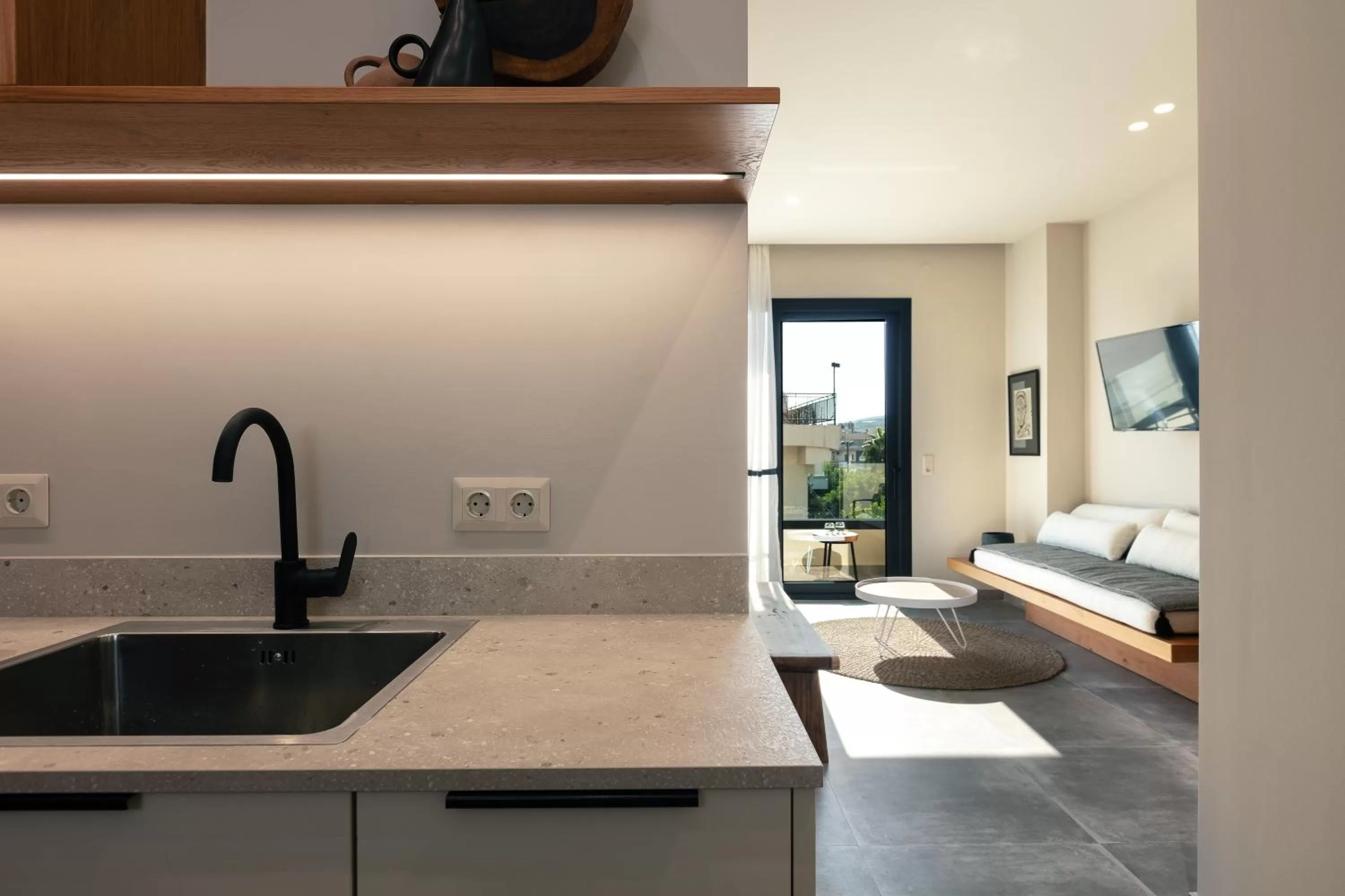 Kitchen or kitchenette in Chapter 02 Gallery Suites